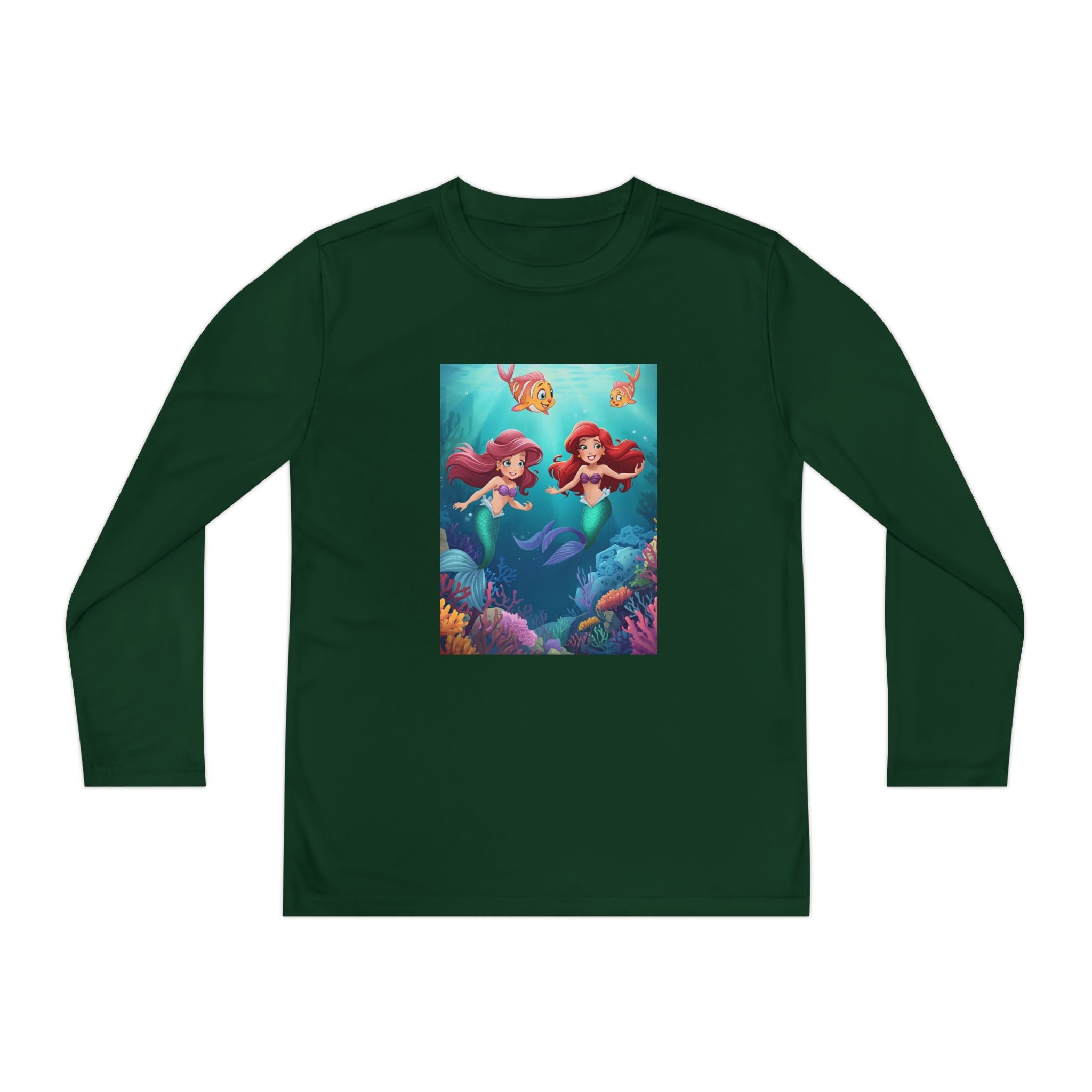 Mermaid Youth Long Sleeve Competitor Tee
