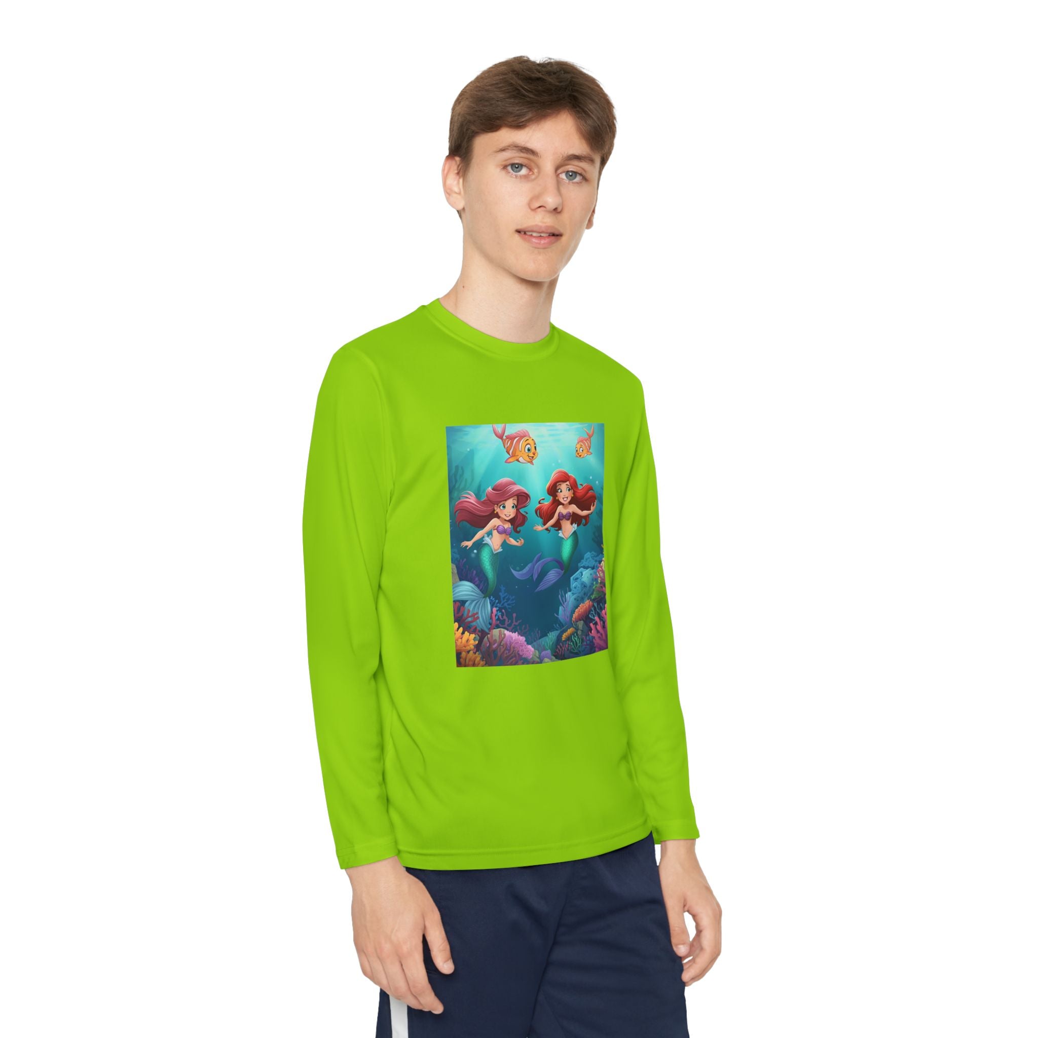 Mermaid Youth Long Sleeve Competitor Tee