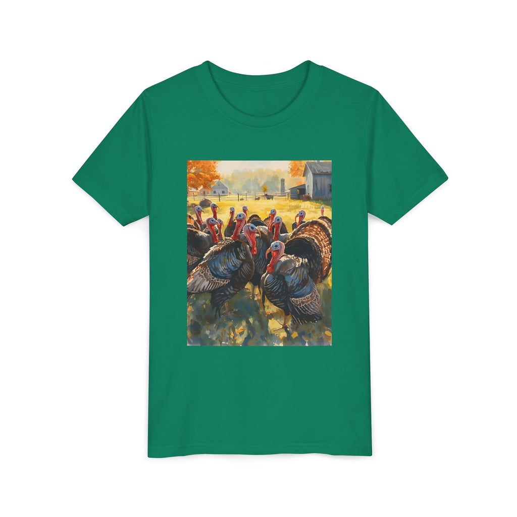 Thanksgiving Turkey Youth Short Sleeve Tee