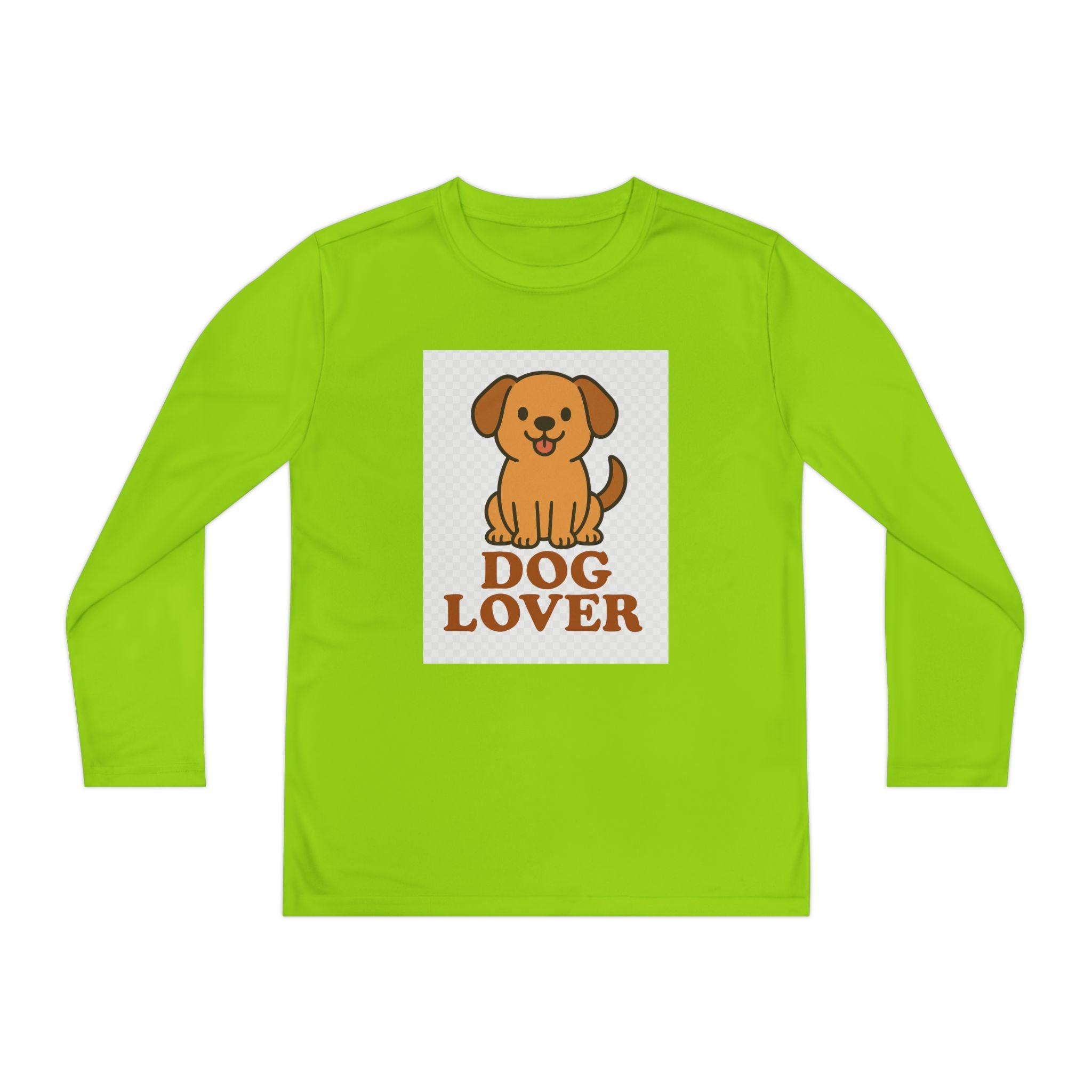 Dog Lover Youth Long Sleeve Competitor Tee