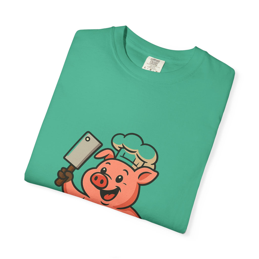 Funny Chef Pig T-shirt, Humorous Cooking Shirt, Gift for Food Lovers, BBQ Master Tee, Fun Kitchen Apparel