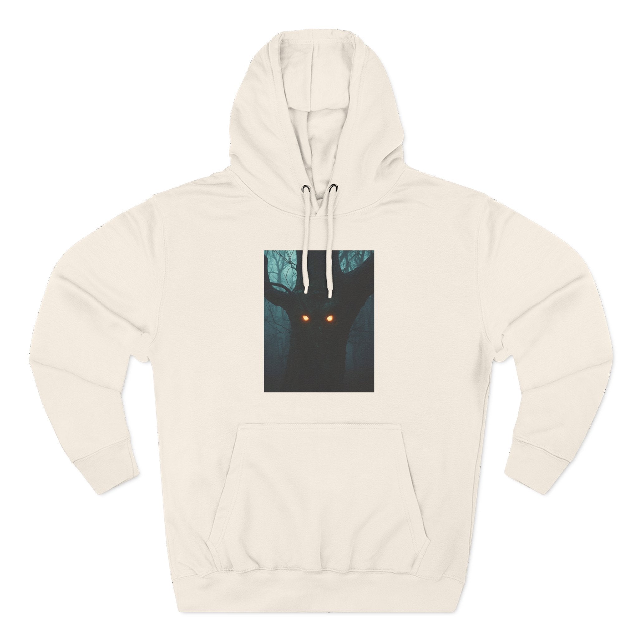 Chilling Nighttime Hoodie, Cozy Fleece Sweatshirt, Outdoor Adventure Attire, Perfect for Bonfire Nights, Gifts for Nature Lovers