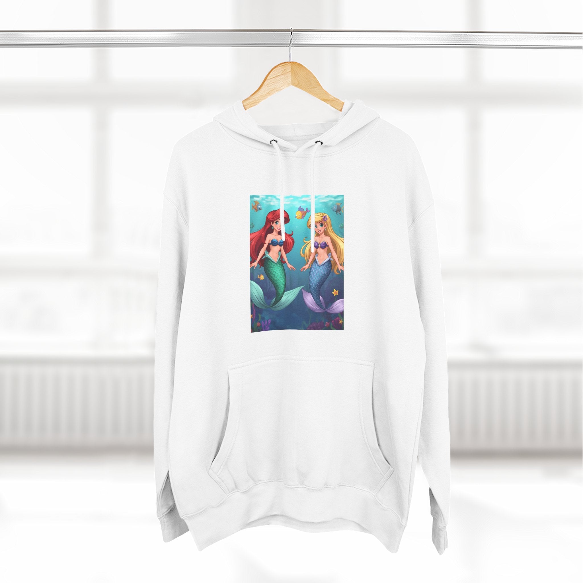 Mermaid Three-Panel Fleece Hoodie