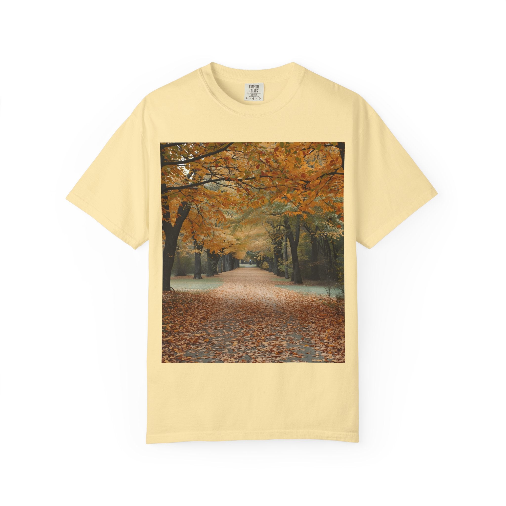 Autumn Pathway T-Shirt | Nature Lover Gift, Fall Fashion, Unisex Tee, Seasonal Wear, Cozy Vibes