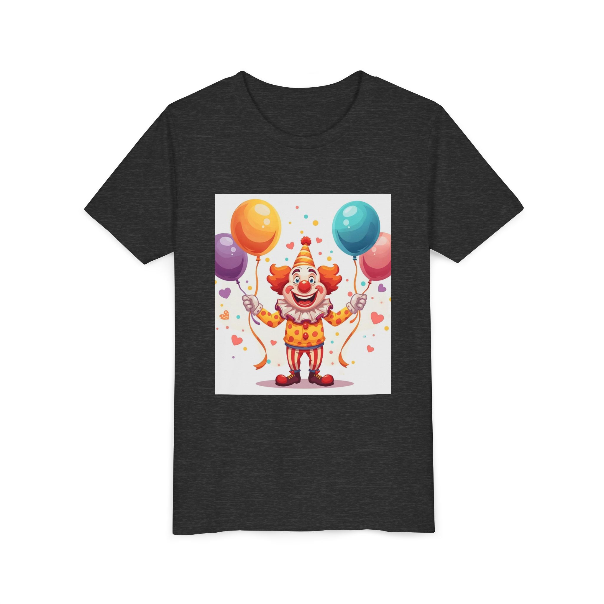 Funny Clown Youth Short Sleeve Tee