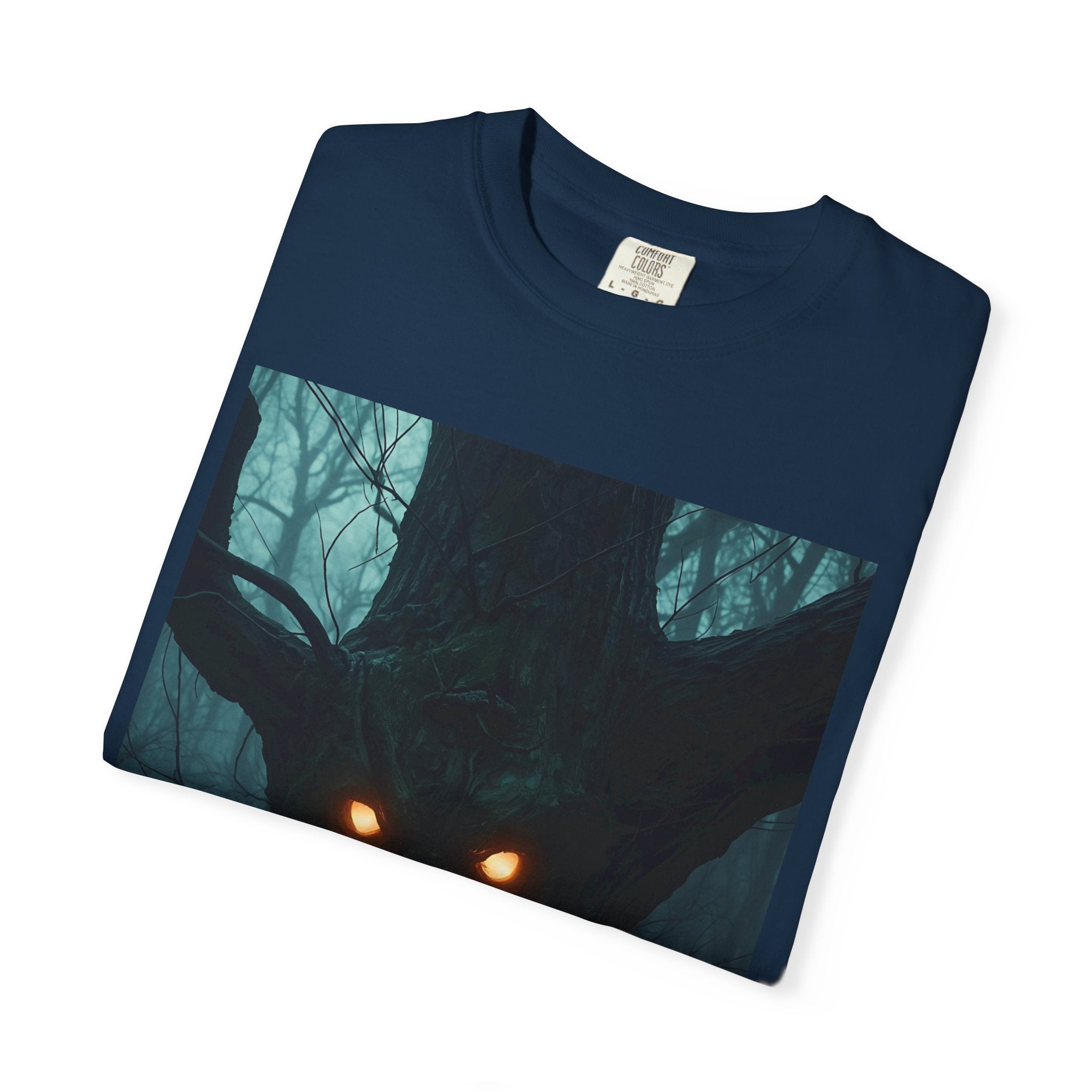 Spooky Mysterious Forest Creature T-Shirt, Unisex Shirt, Nature Lover Gift, Halloween Apparel, Unique Graphic Tee