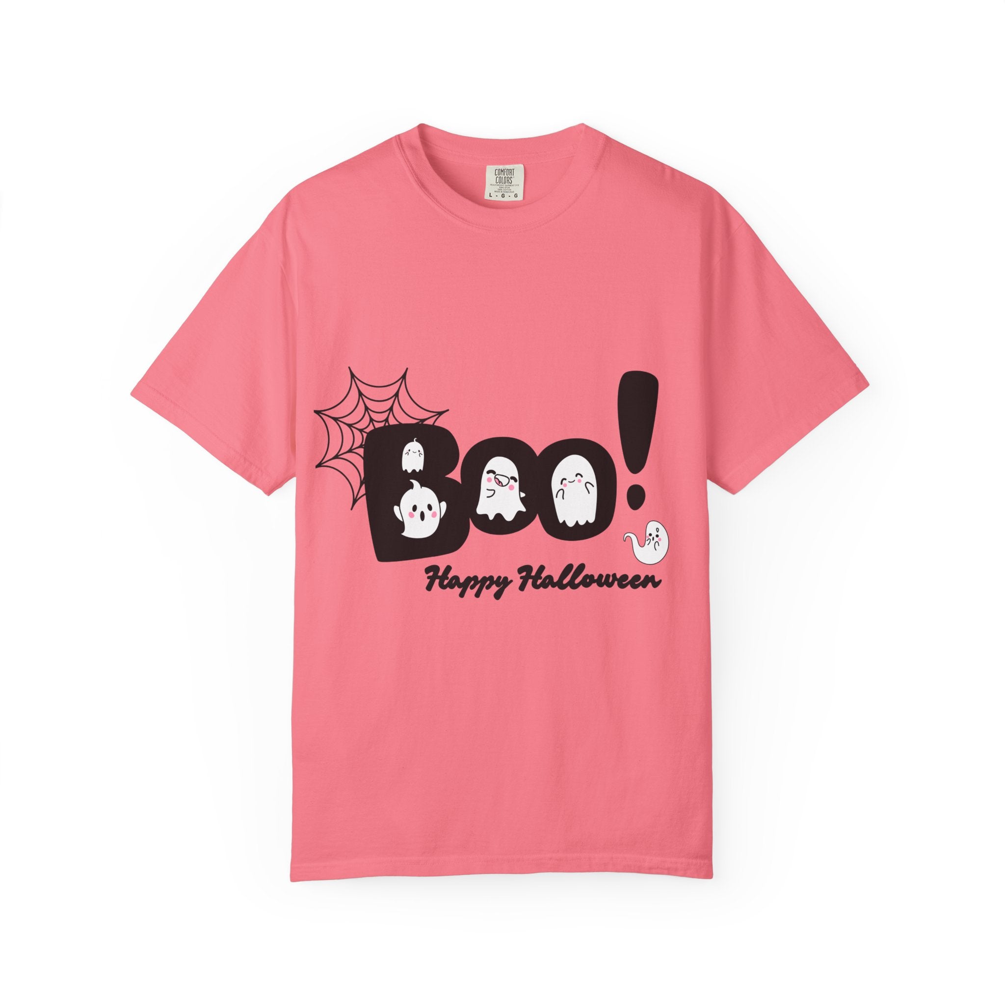 Halloween Boo T-Shirt, Spooky Fun Tee for Halloween, Unisex Ghost Shirt, Boo! Halloween Gift, Fall Celebration Apparel