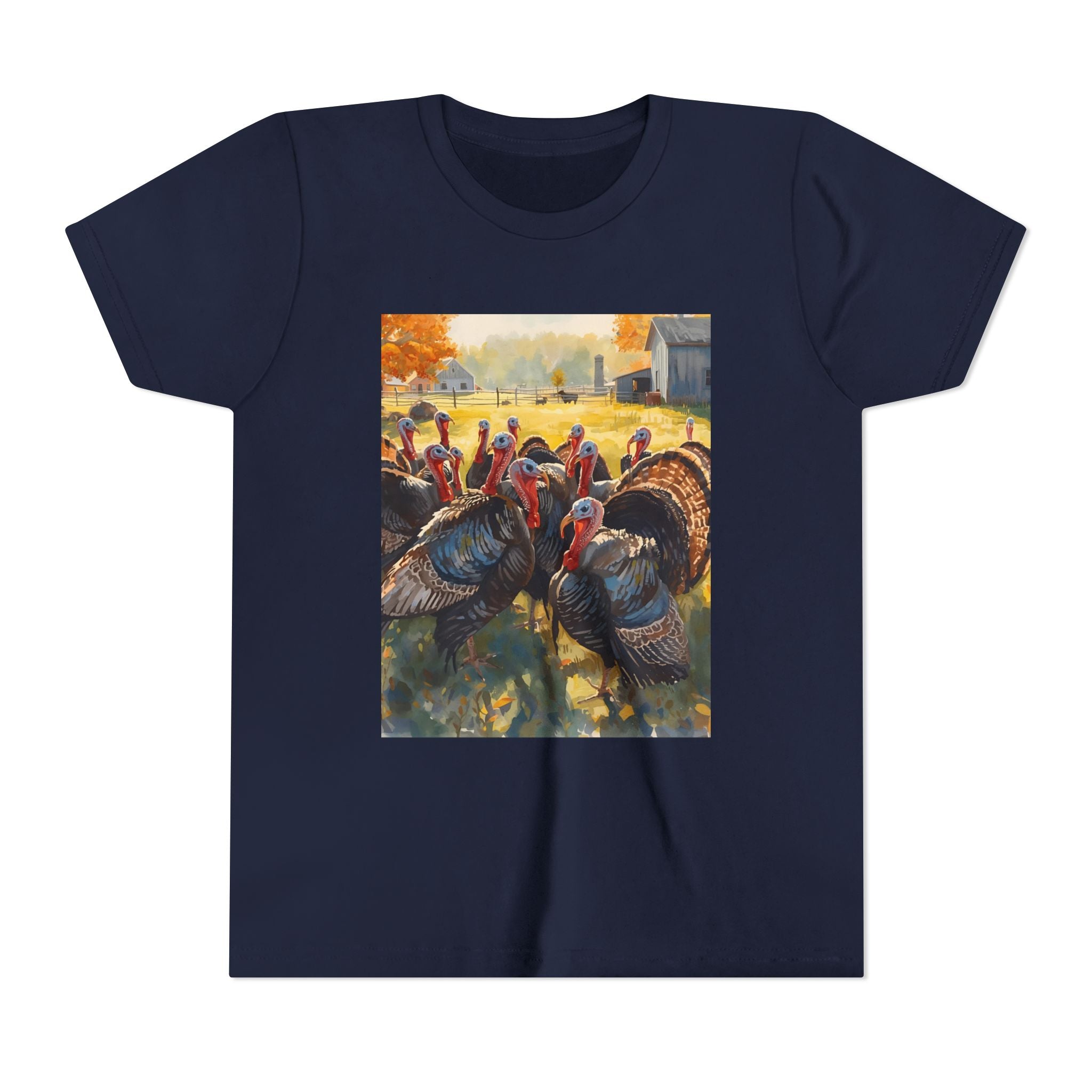 Thanksgiving Turkey Youth Short Sleeve Tee