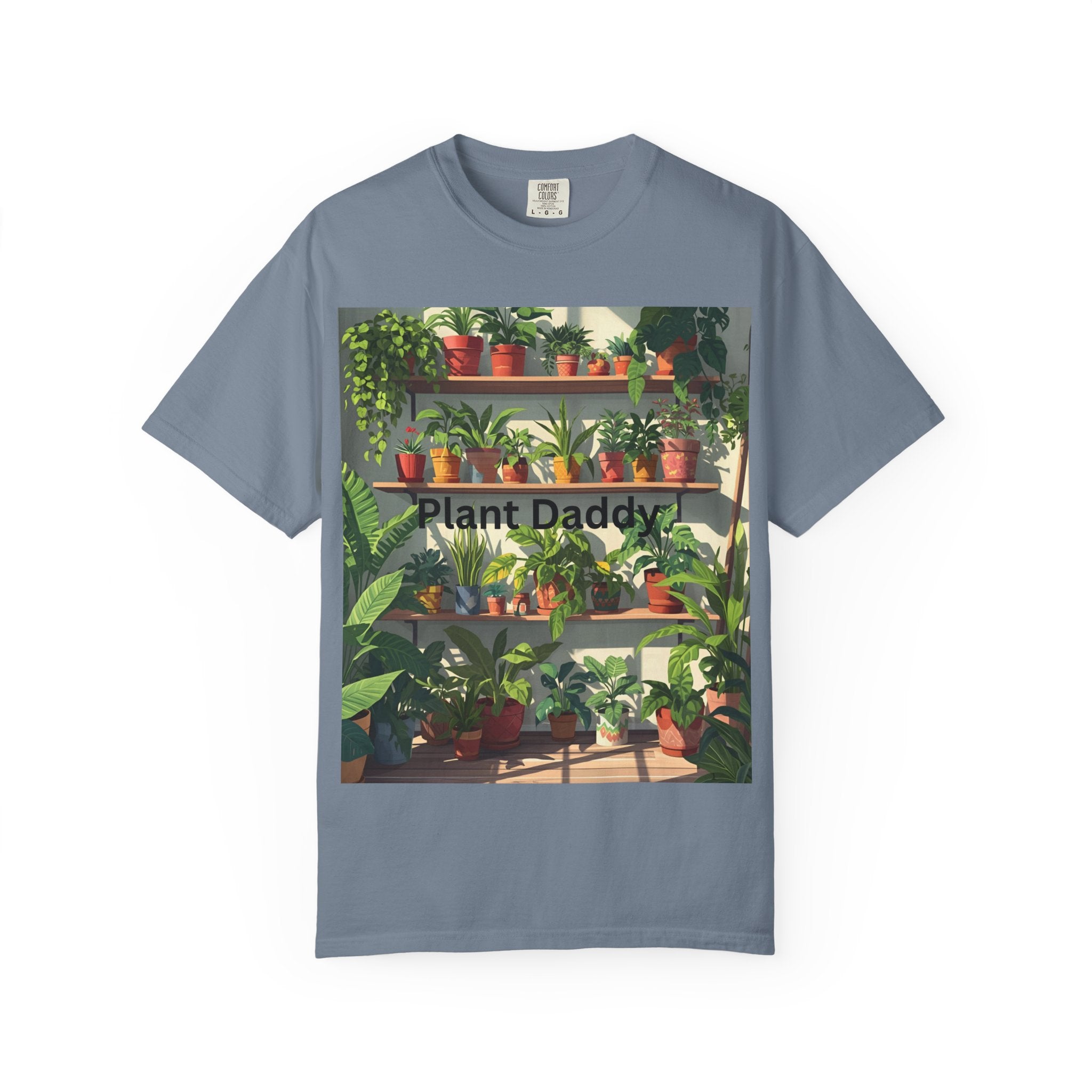 Plant Daddy Unisex Garment-Dyed T-Shirt, Indoor Gardening Shirt, Plant Lover Gift, Eco-Friendly Tee, Green Thumb Apparel