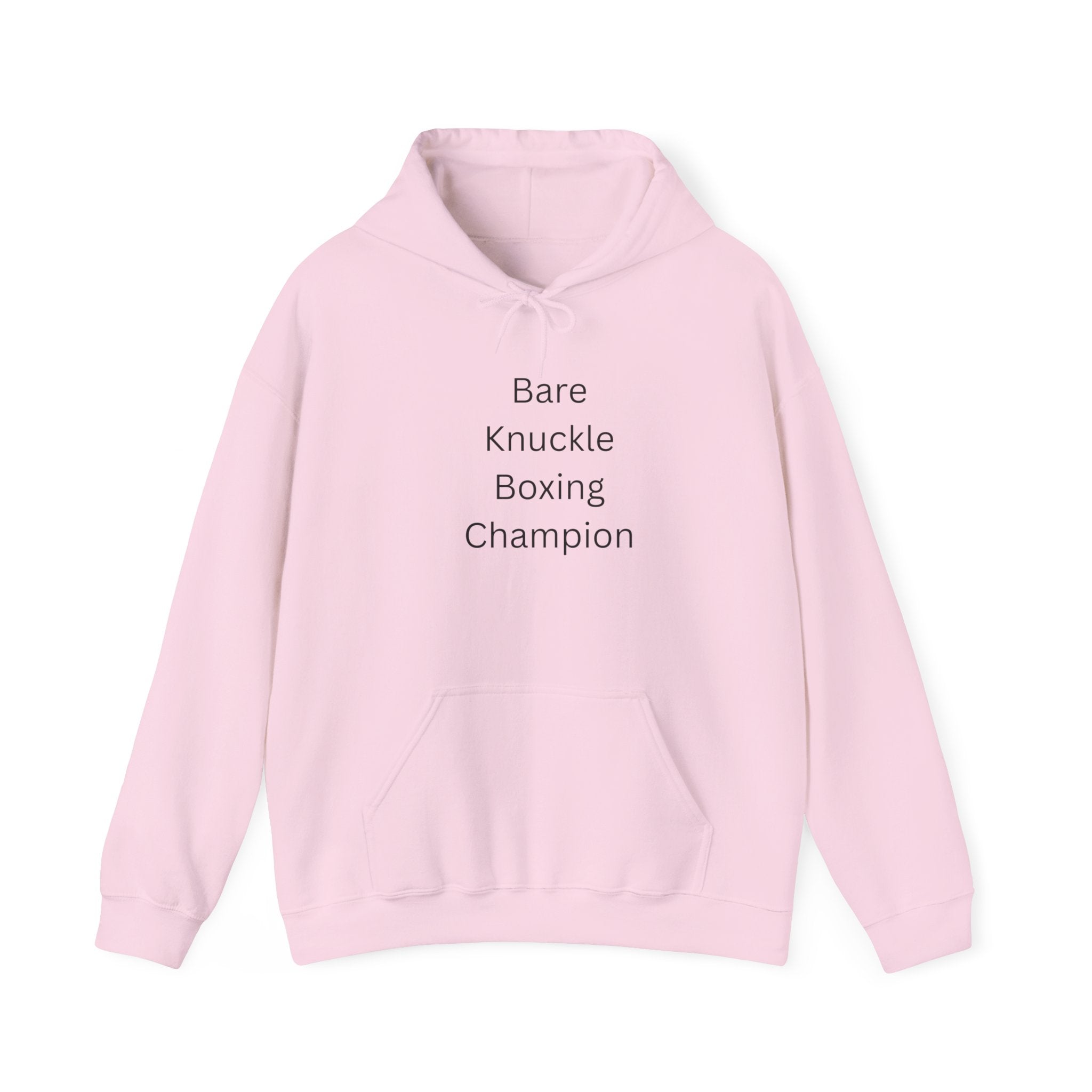 Bare Knuckle Boxing Champion Hoodie | Unisex Sweatshirt, Gift for Boxers, Fitness Apparel, Sportswear, Boxing Champion Merchandise