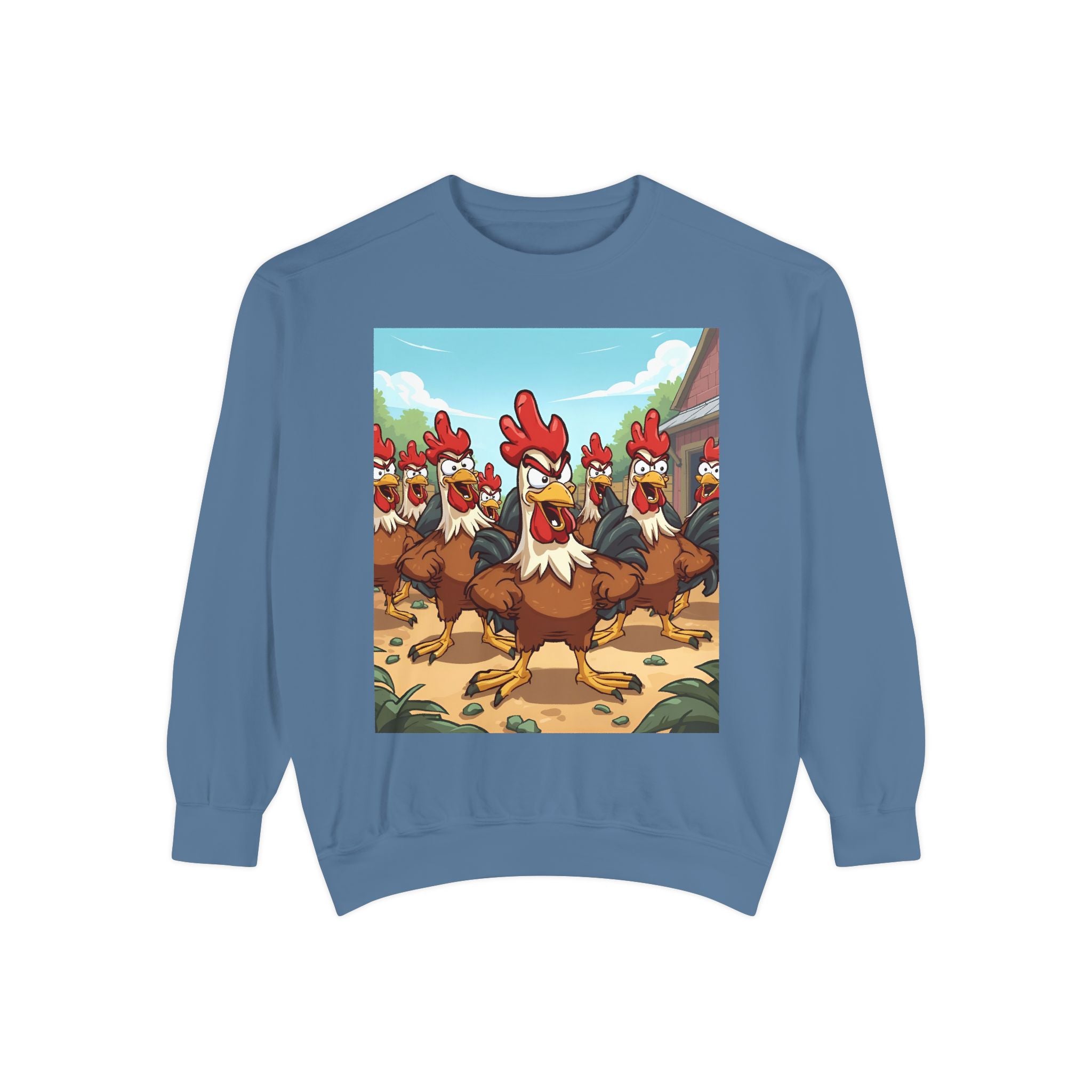Chicken Funny Unisex Garment-Dyed Sweatshirt