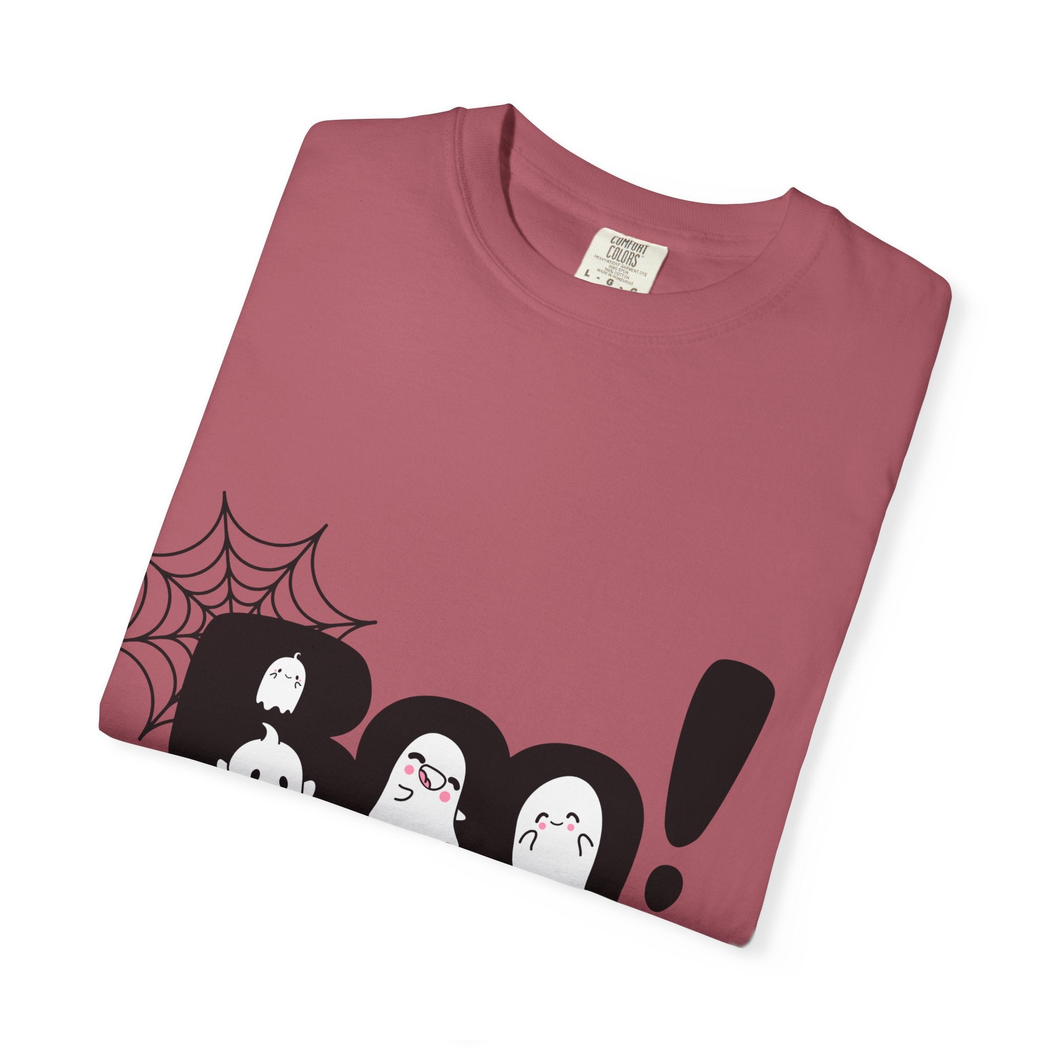 Halloween Boo T-Shirt, Spooky Fun Tee for Halloween, Unisex Ghost Shirt, Boo! Halloween Gift, Fall Celebration Apparel