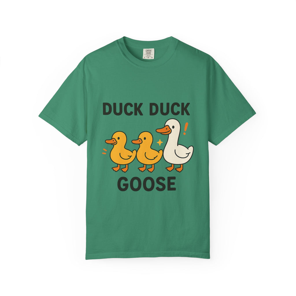 Duck Duck Goose Unisex T-Shirt, Funny Animal Shirt, Cute Gift for Kids, Family Game Night Tee, Everyday Casual Wear, Playful Graphic Top