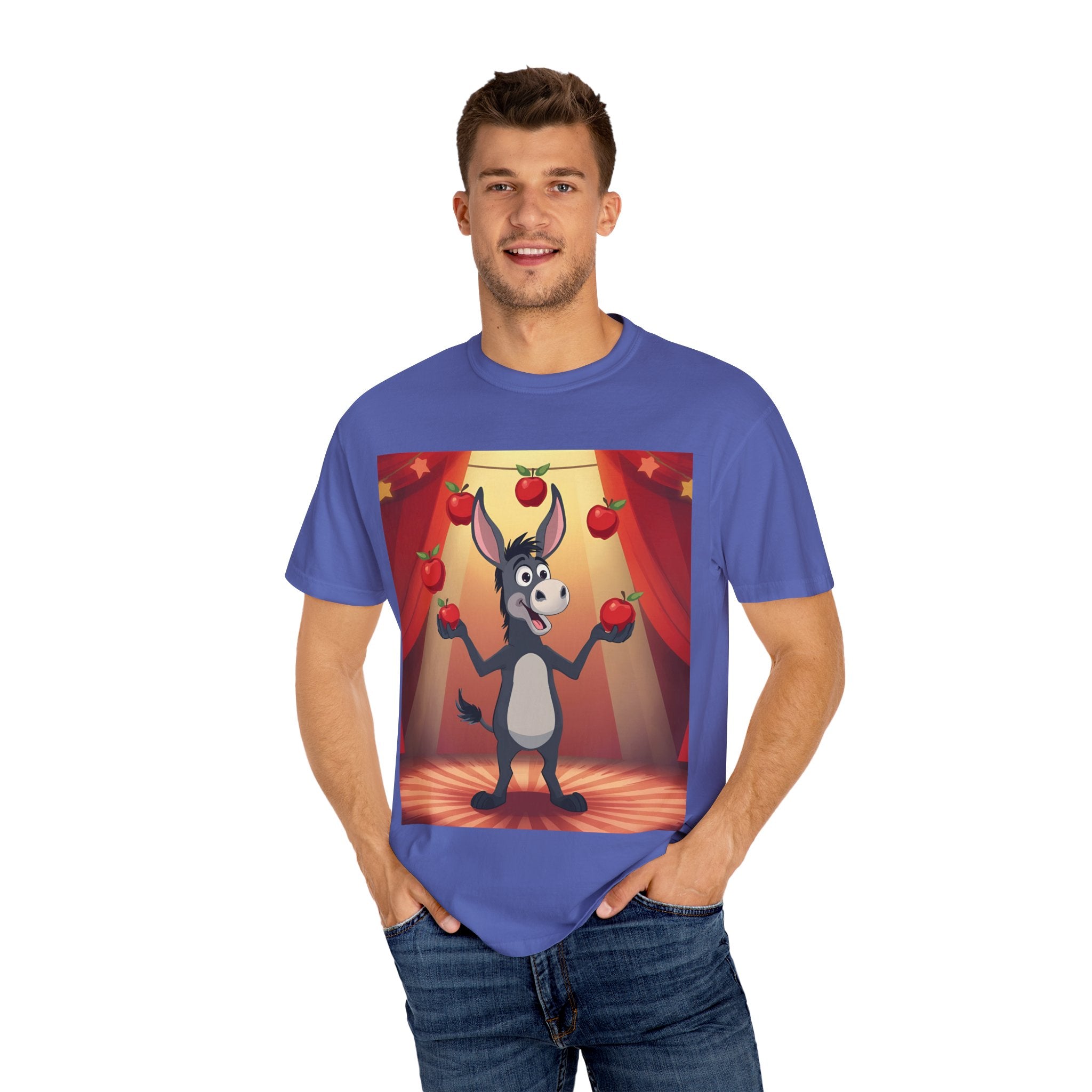 Donkey Cartoon T-Shirt for Fun Lovers, Perfect for Gifts, Casual Wear, Birthday Parties, Animal Theme, Unique Style