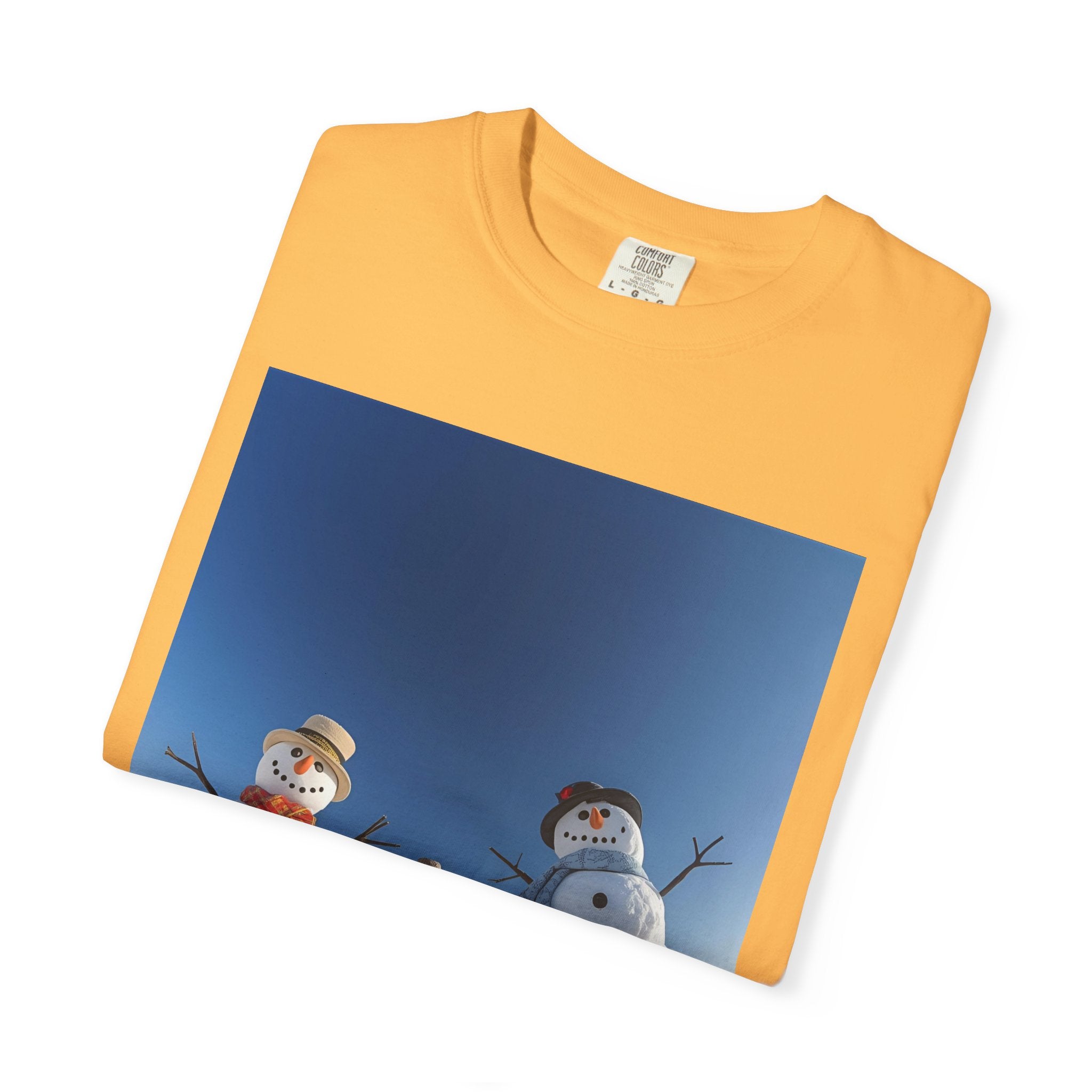 Festive Christmas Winter Wonderland Snowman T-shirt, Holiday Apparel, Christmas Gift, Unisex Tees, Cozy Winter Outfit, Family Fun