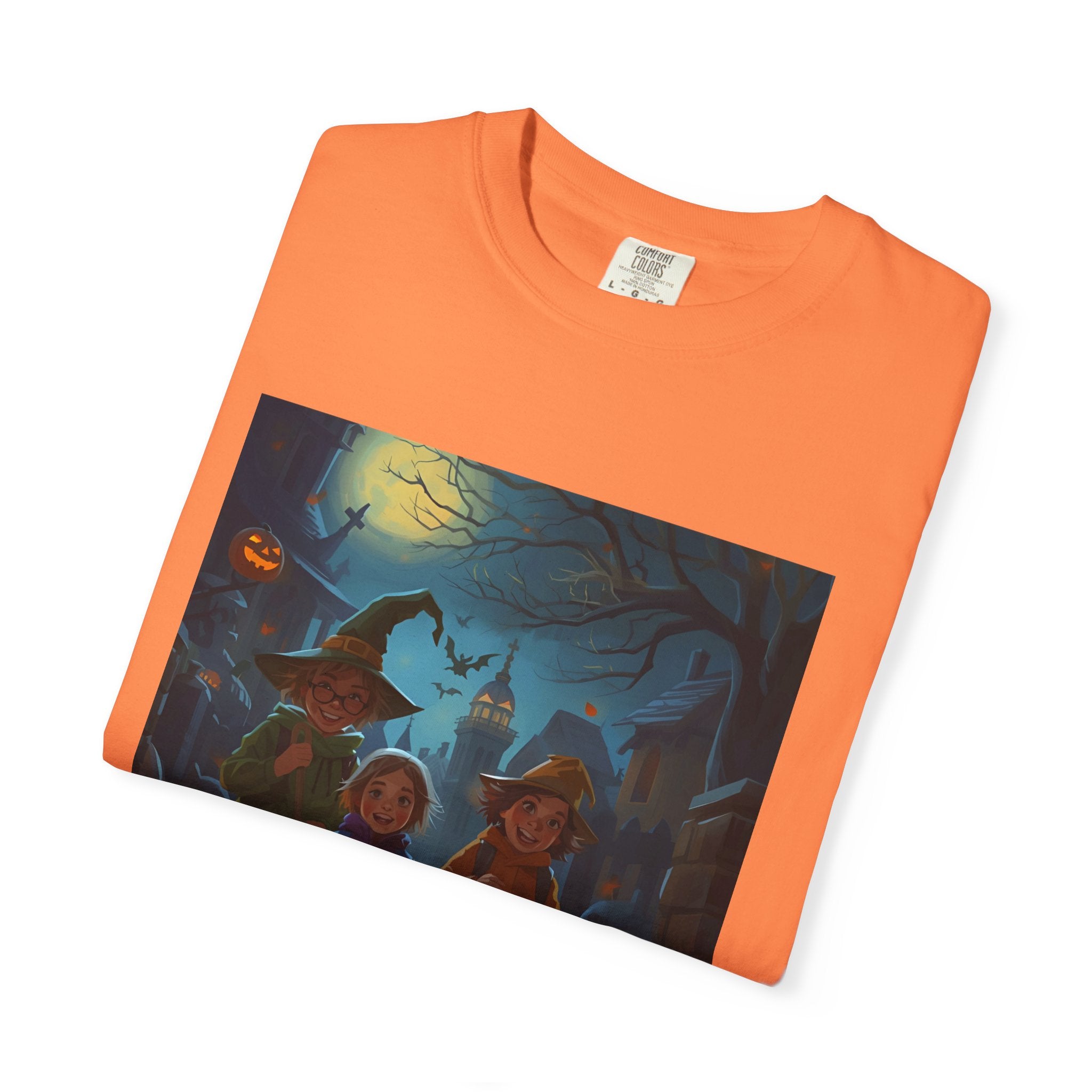 Spooky Halloween Unisex T-Shirt, Trick or Treat, Fall Festivities, Cozy Comfort, Perfect for Halloween Parties, Gift for Friends