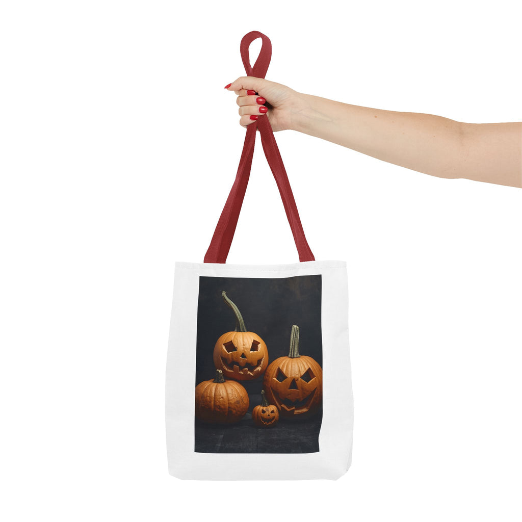 Spooky Halloween Pumpkin Tote Bag (AOP)
