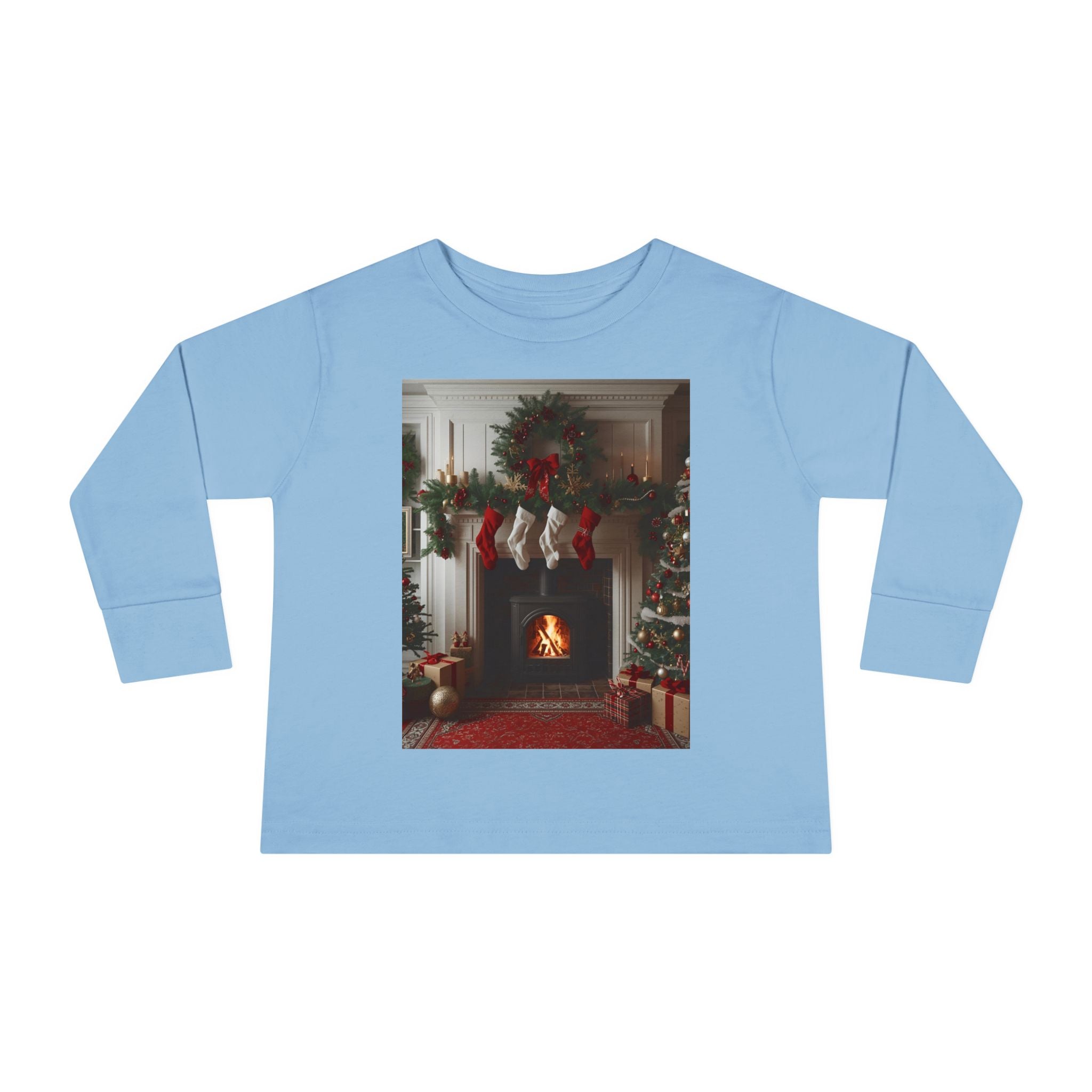 Cozy Christmas Toddler Long Sleeve Tee