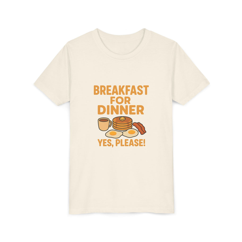 Breakfast For Dinner Youth Short Sleeve Tee