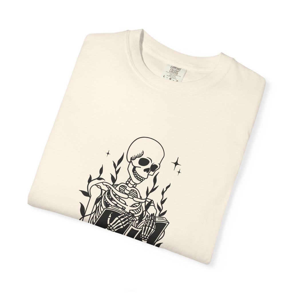 Spooky Skeleton Tee, Too Ghoul for School Shirt, Halloween T-Shirt, Unisex Graphic Tee, Fall Fashion Top, Goth Aesthetic Clothing