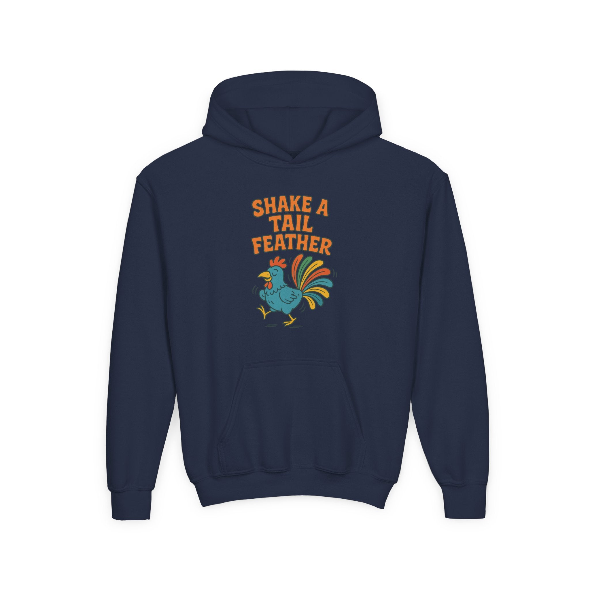 Shake A Tail Feather Youth Heavy Blend Hooded Sweatshirt