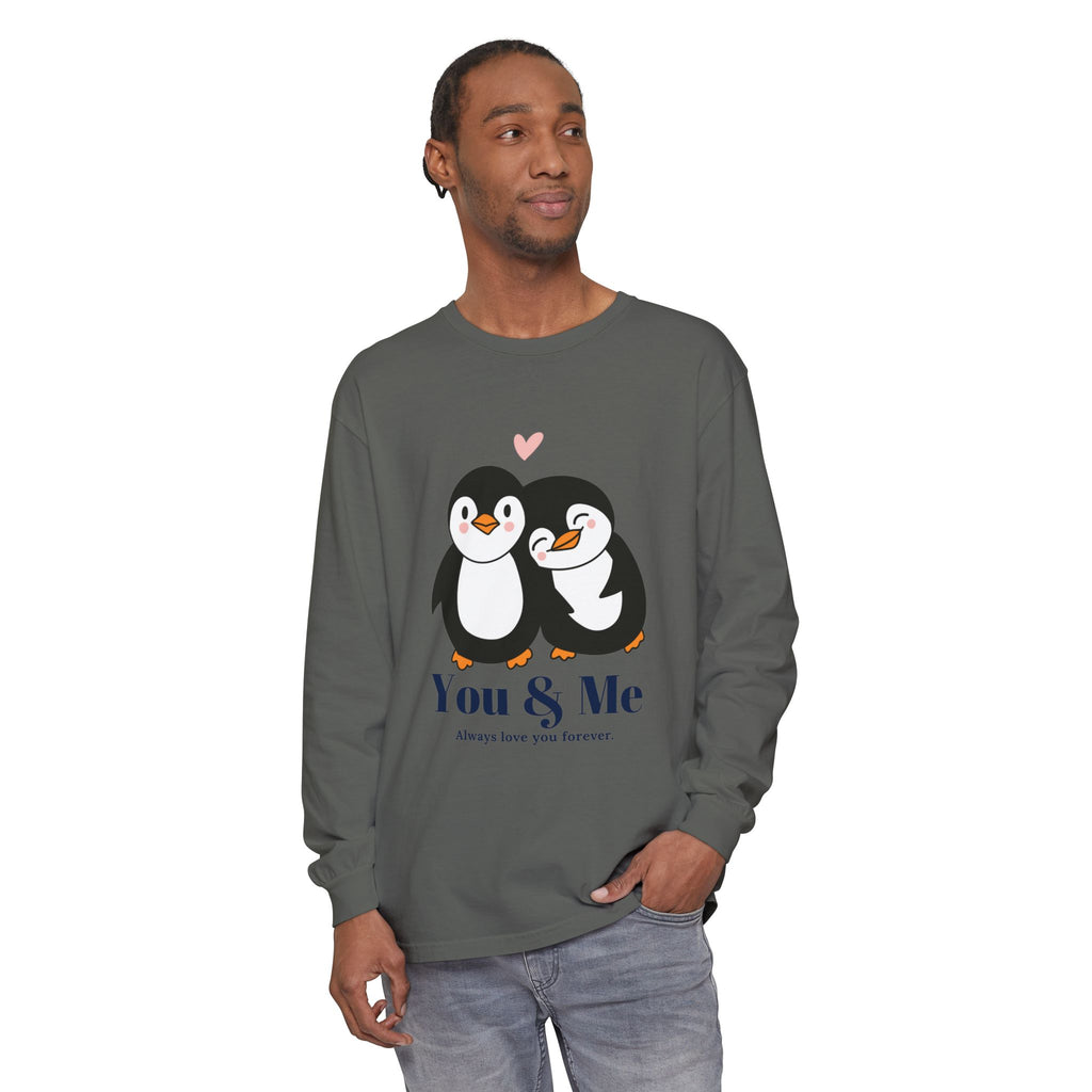 Adorable Penguin Love Long Sleeve T-Shirt | Cute Couples Gift, Valentine's Day Apparel, Matching Tees, Cozy Date Night Wear, [...]
