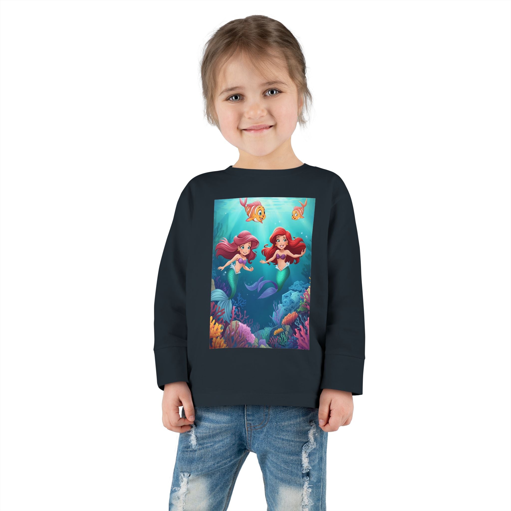 Mermaid Toddler Long Sleeve Tee