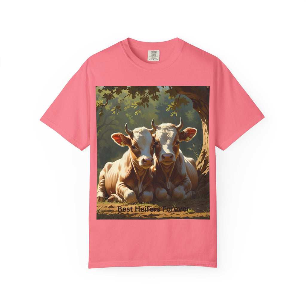 Best Heifers Forever T-shirt, Cute Cow Shirt, Animal Lover Gift, Farm T-shirt, Gift for Her, Unisex Casual Wear