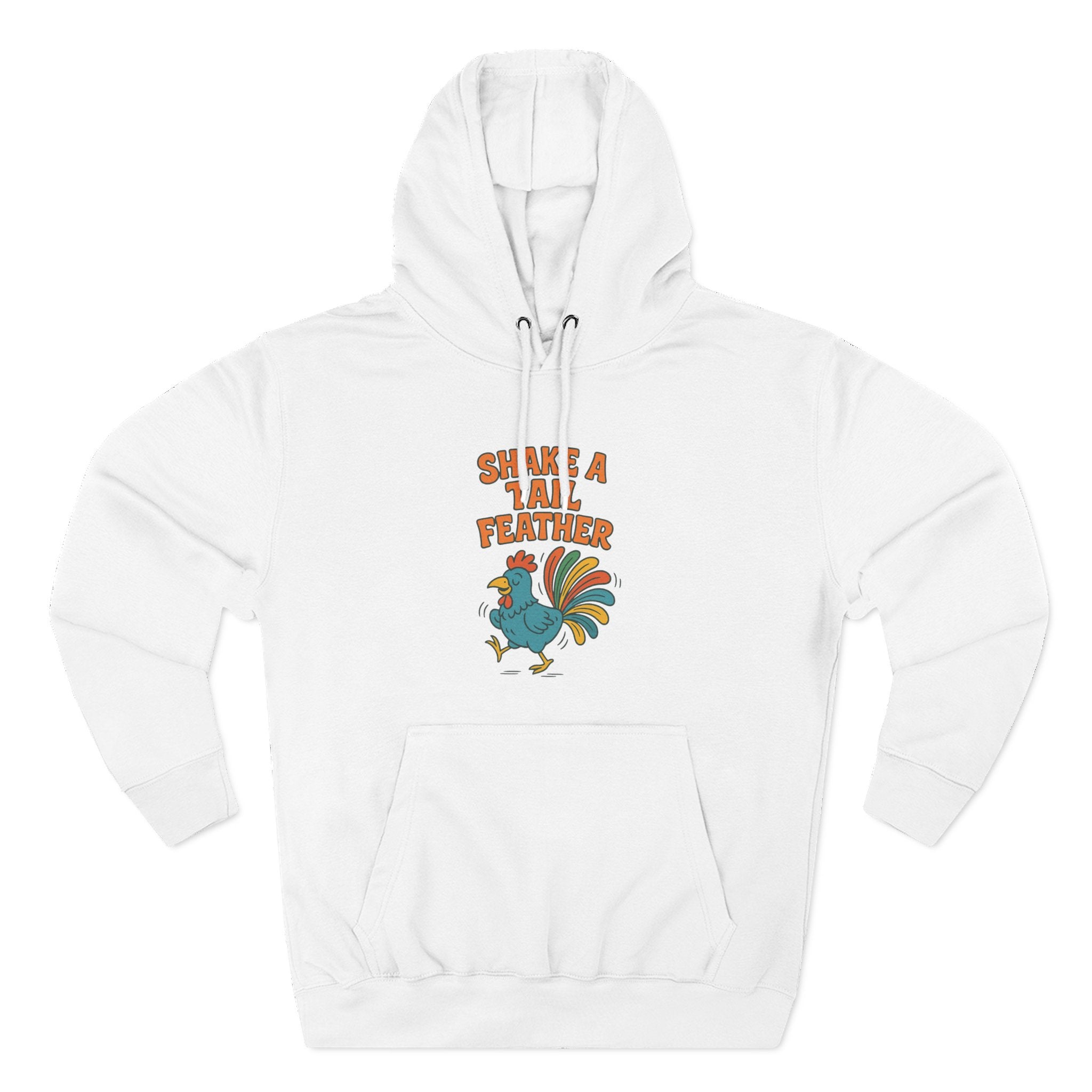 Shake A Tail Feather Three-Panel Fleece Hoodie