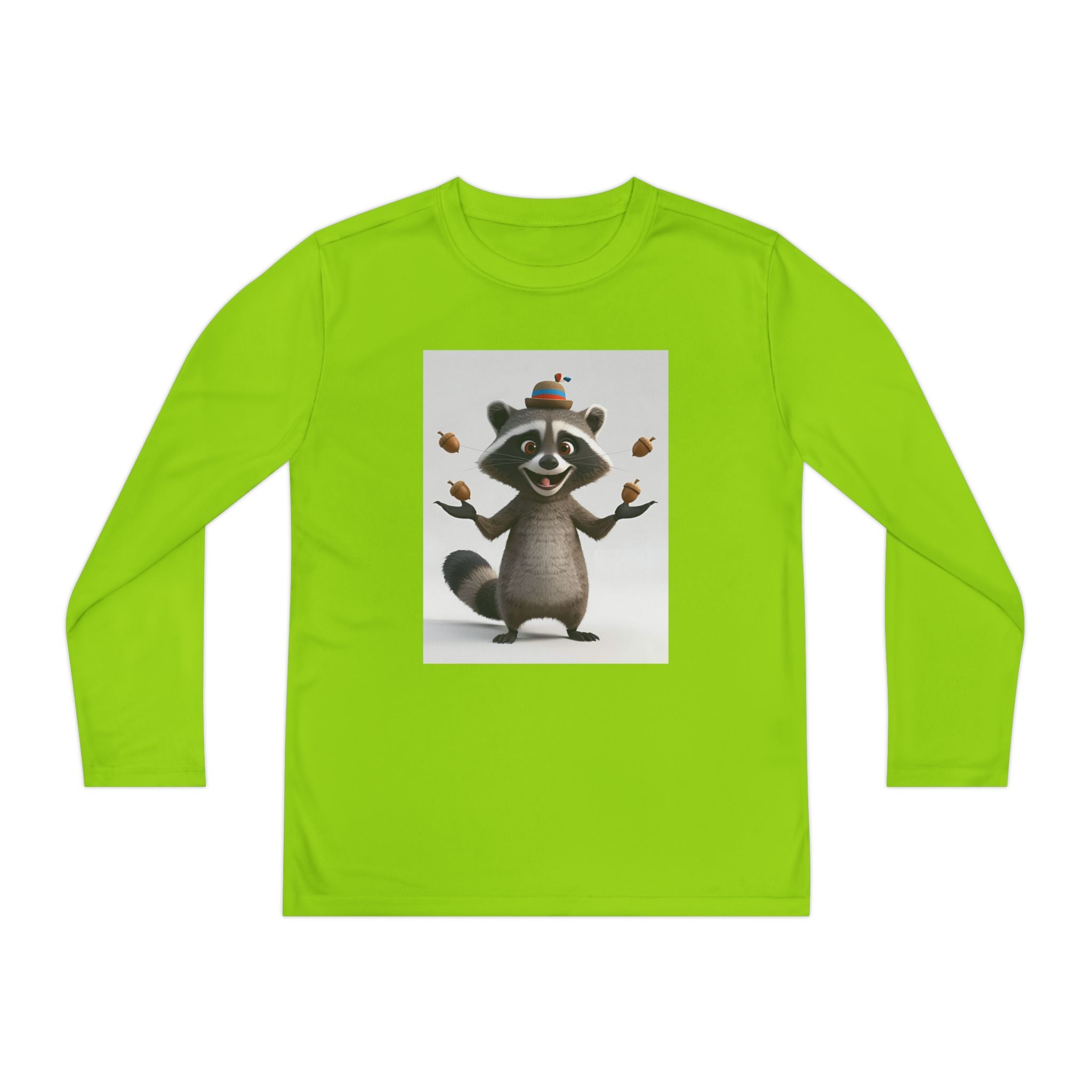 Raccoon Youth Long Sleeve Competitor Tee