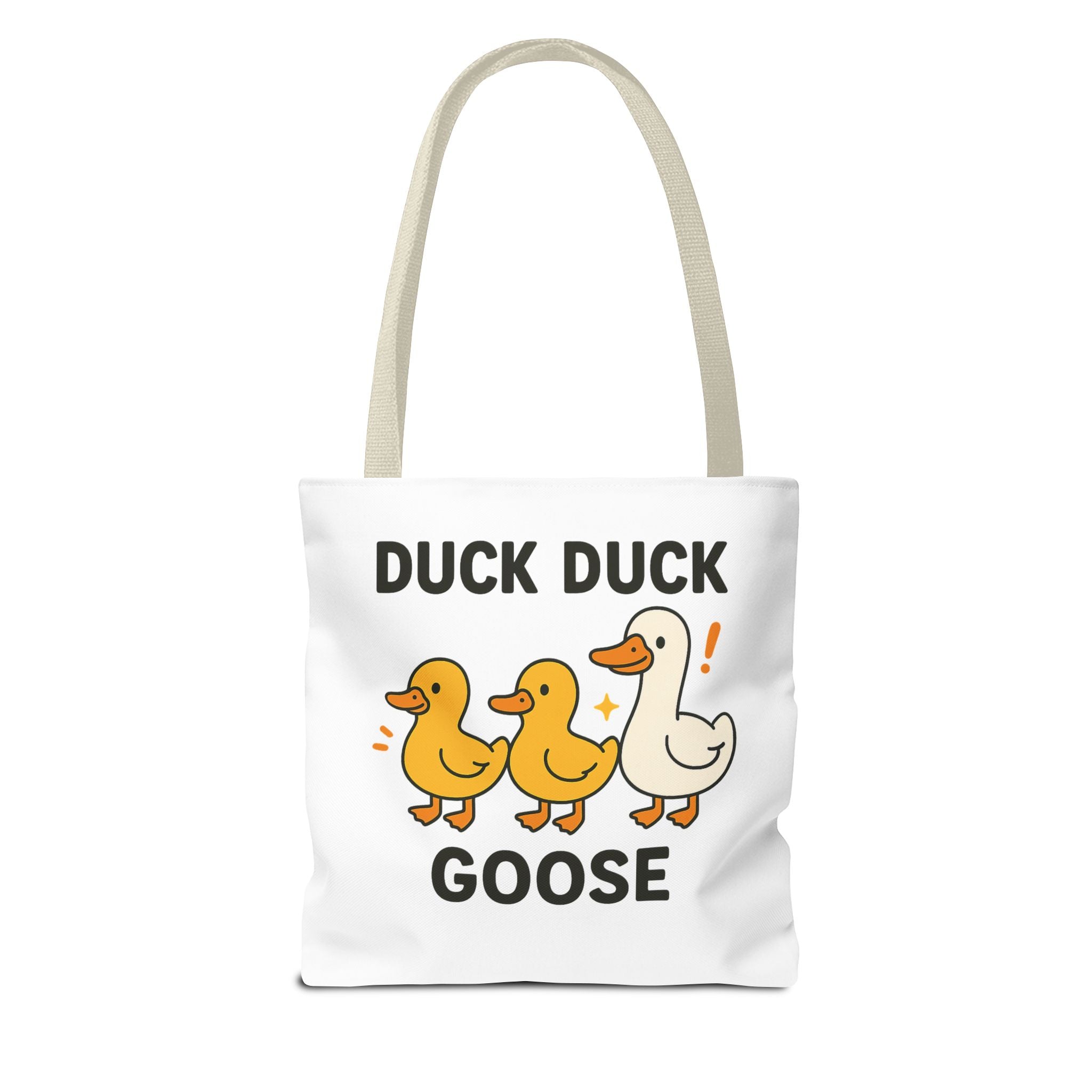 Playful Duck Duck Goose Tote Bag
