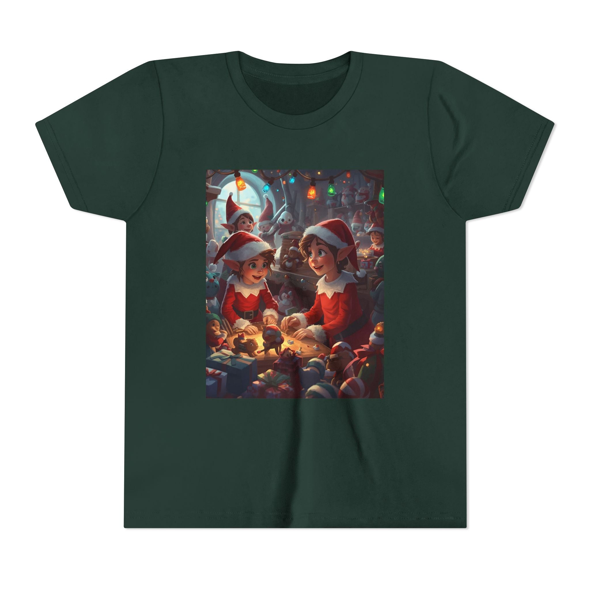 Christmas Elf Youth Short Sleeve Tee