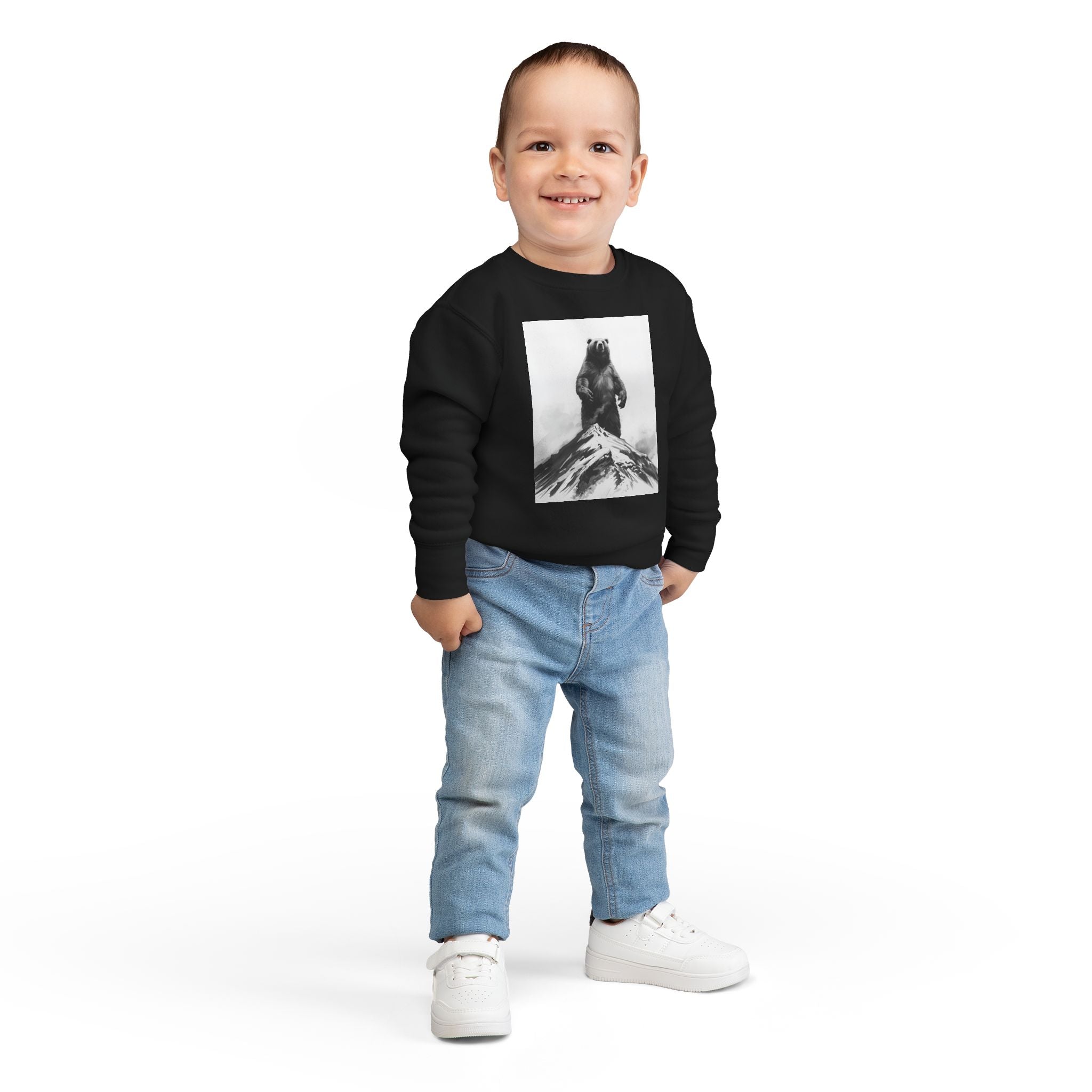 Bear Mountain Snow Toddler Sweatshirt