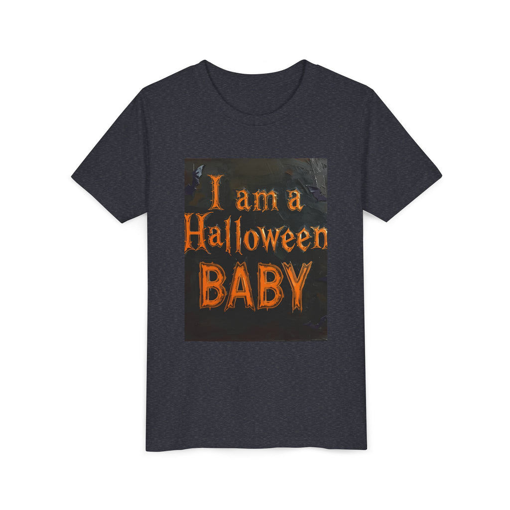I Am A Halloween Baby Youth Short Sleeve Tee