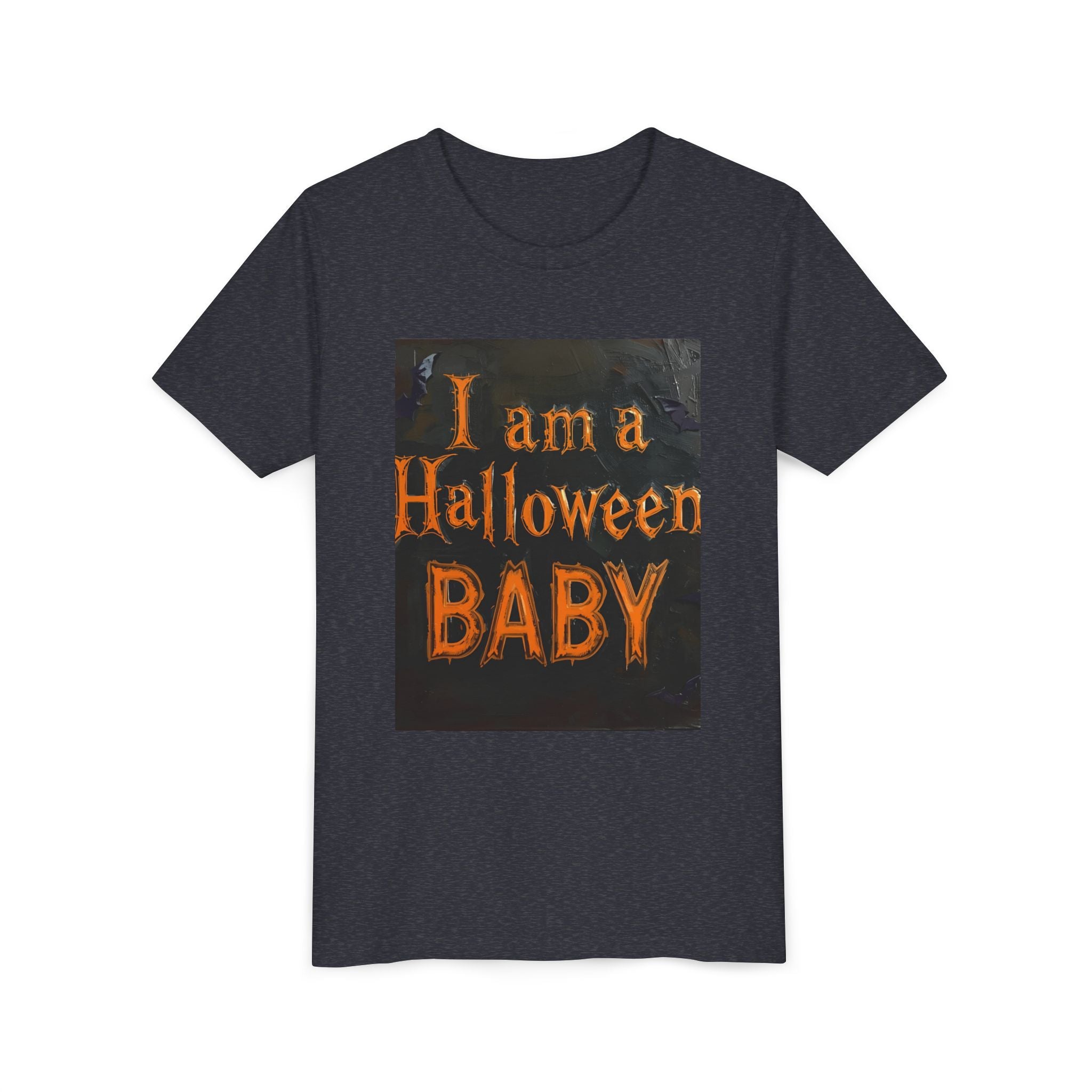 I Am A Halloween Baby Youth Short Sleeve Tee