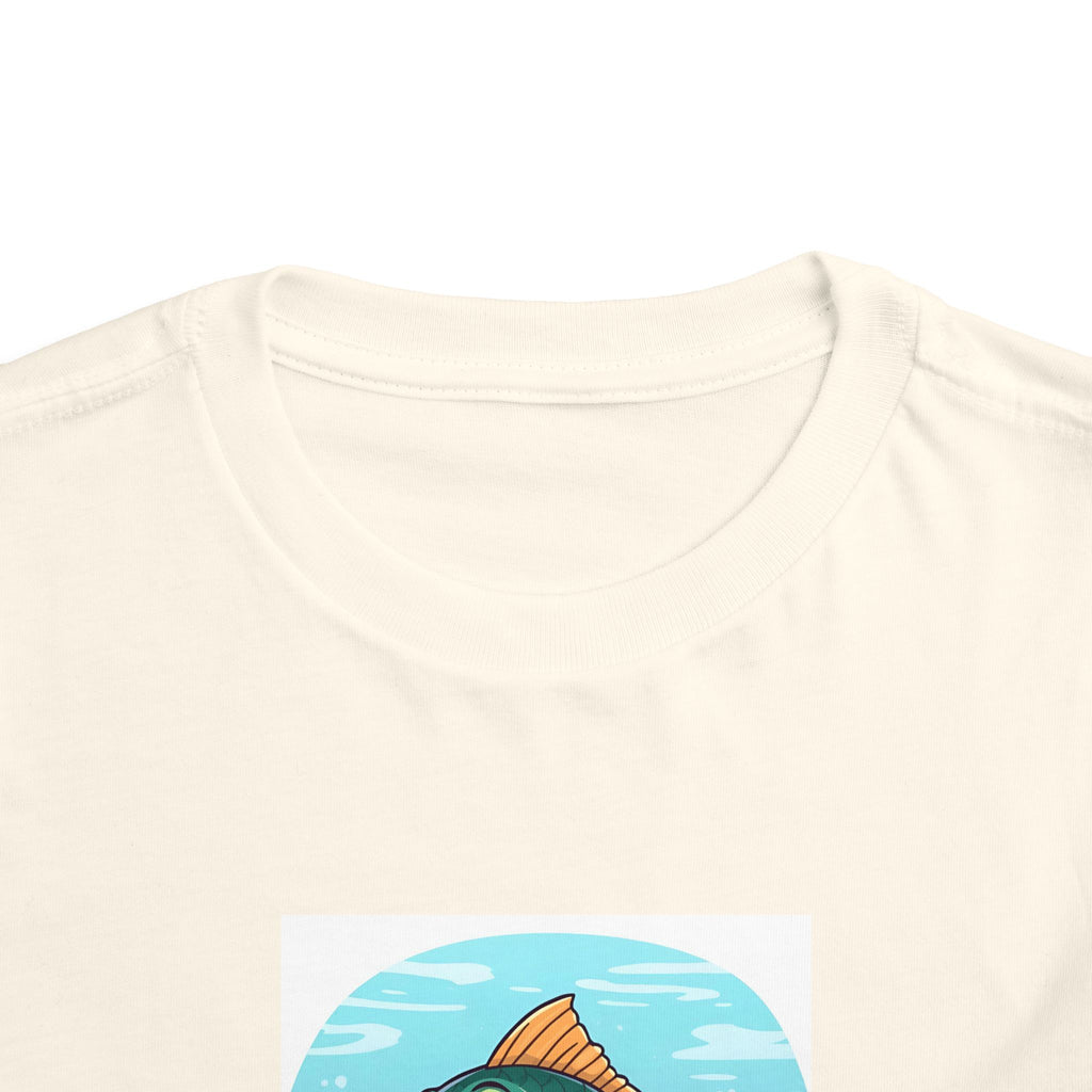 Here Fishy Fishy Fishy Toddler Short Sleeve Tee