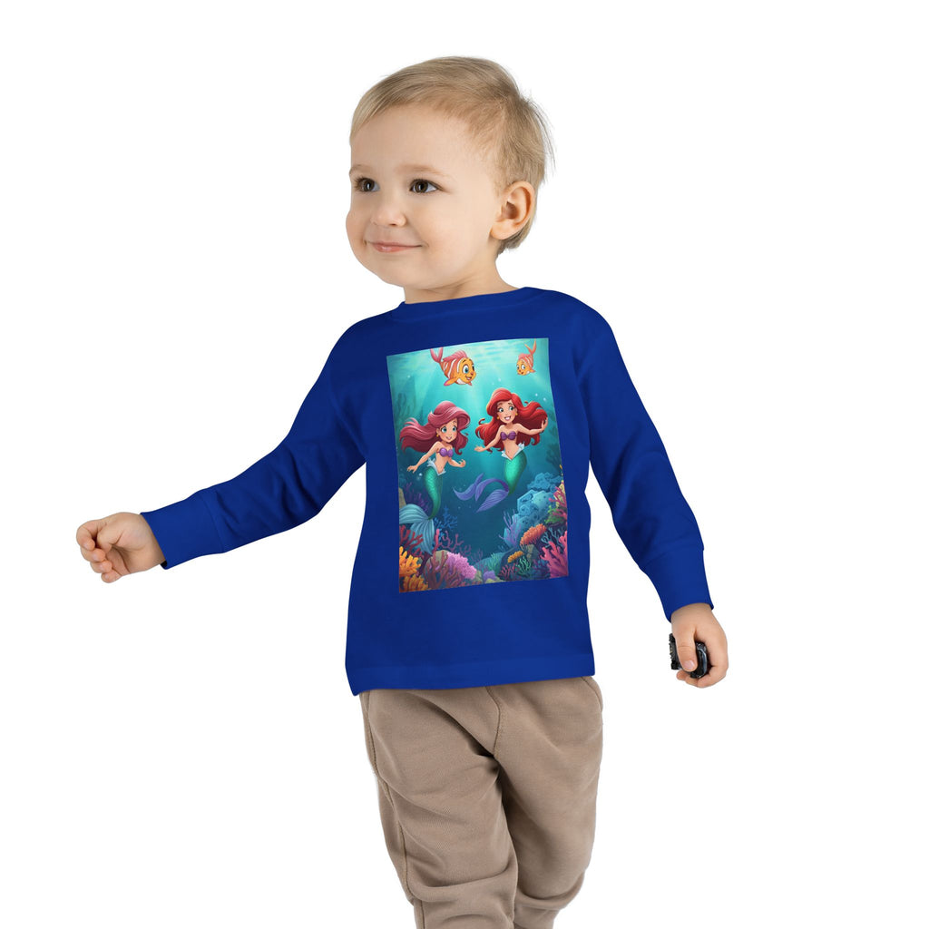 Mermaid Toddler Long Sleeve Tee