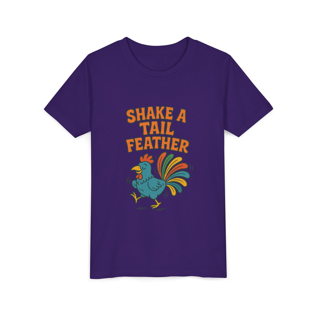 Shake A Tail Feather Youth Short Sleeve Tee