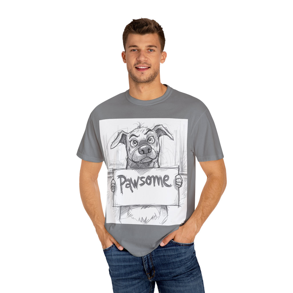 Pawsome Pet Lover T-Shirt, Dog Graphic Tee, Animal Lover Gift, Casual Wear, Unique Style, Pet Adoption Shirt
