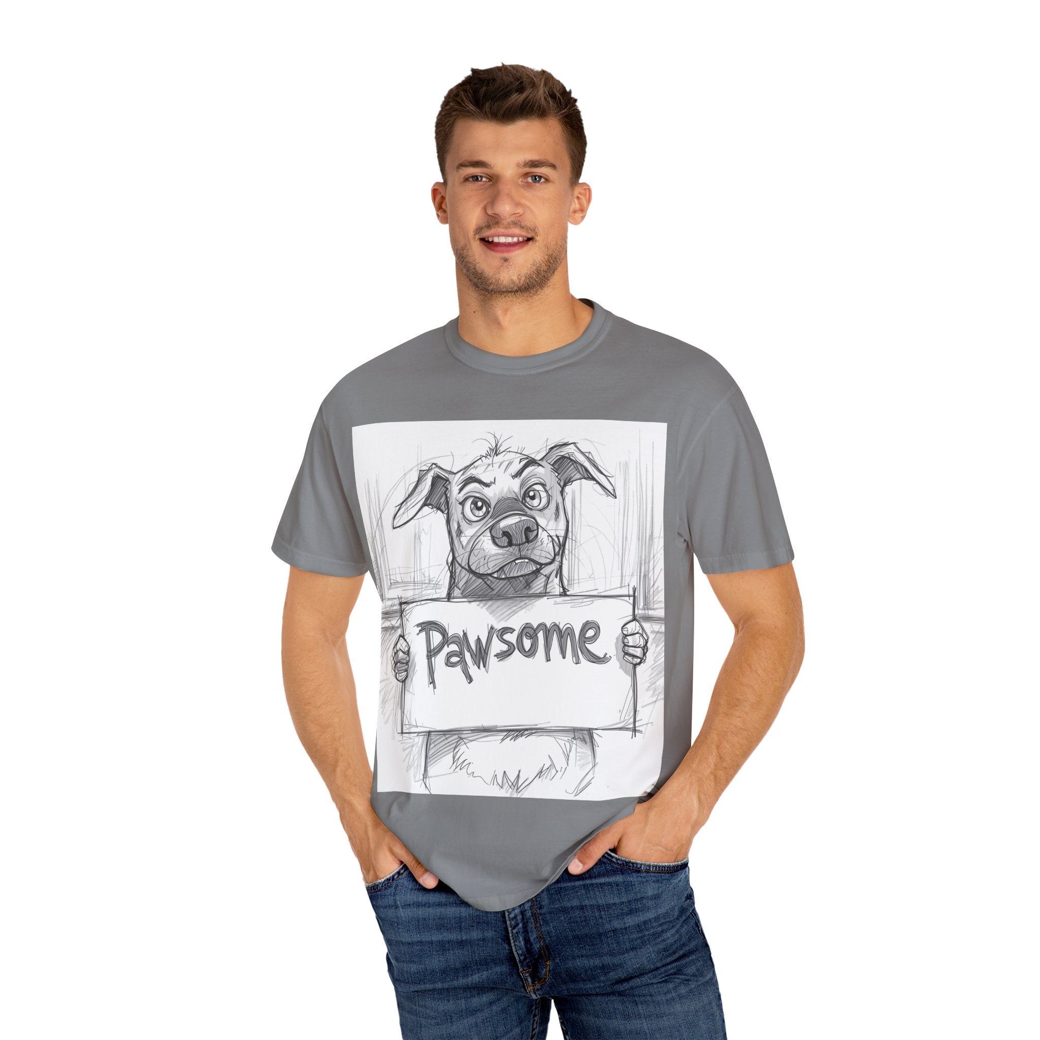 Pawsome Pet Lover T-Shirt, Dog Graphic Tee, Animal Lover Gift, Casual Wear, Unique Style, Pet Adoption Shirt