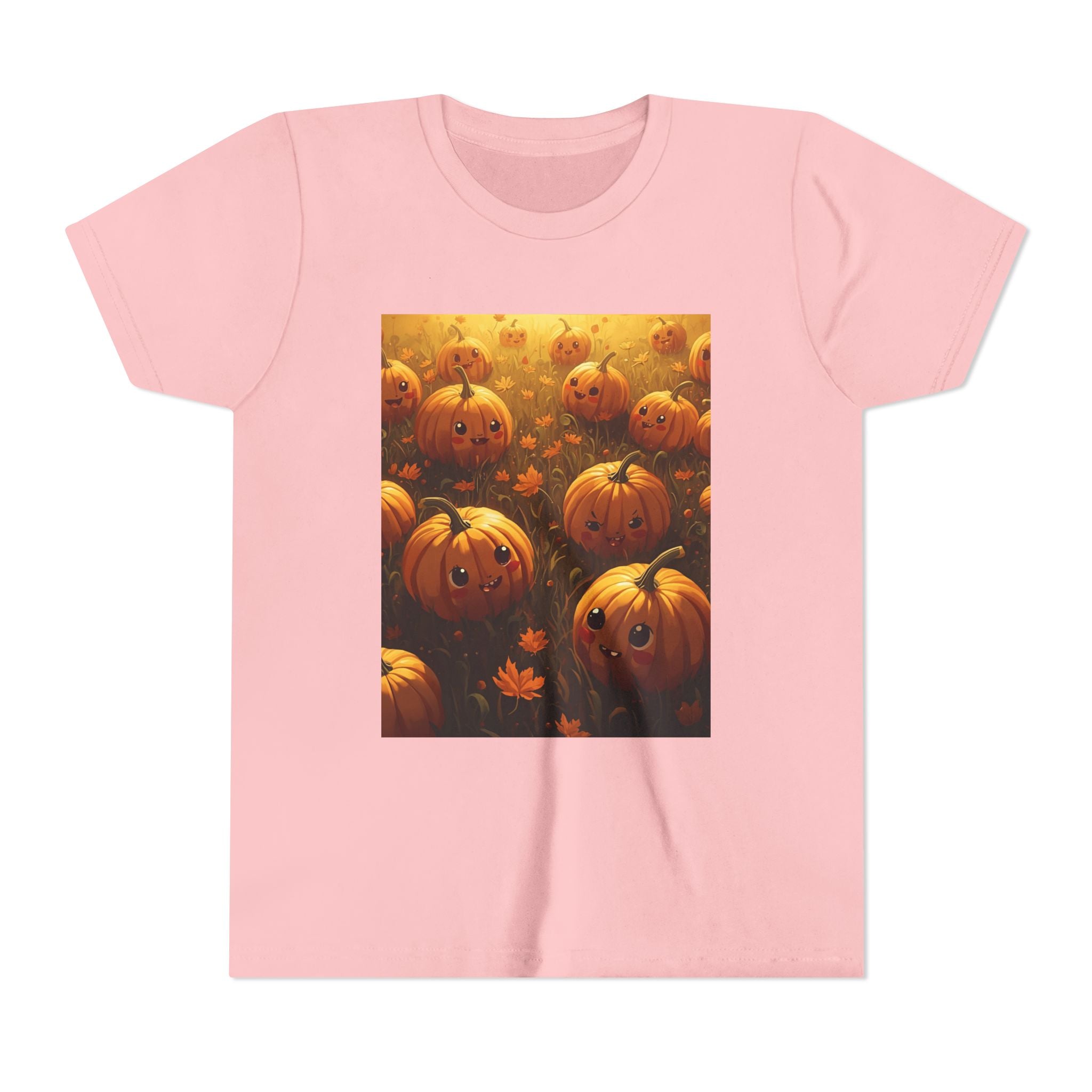 Pumpkin Halloween Youth Tee, Fall Shirt, Halloween Gift, Kids Halloween Apparel, Harvest Celebration T-shirt