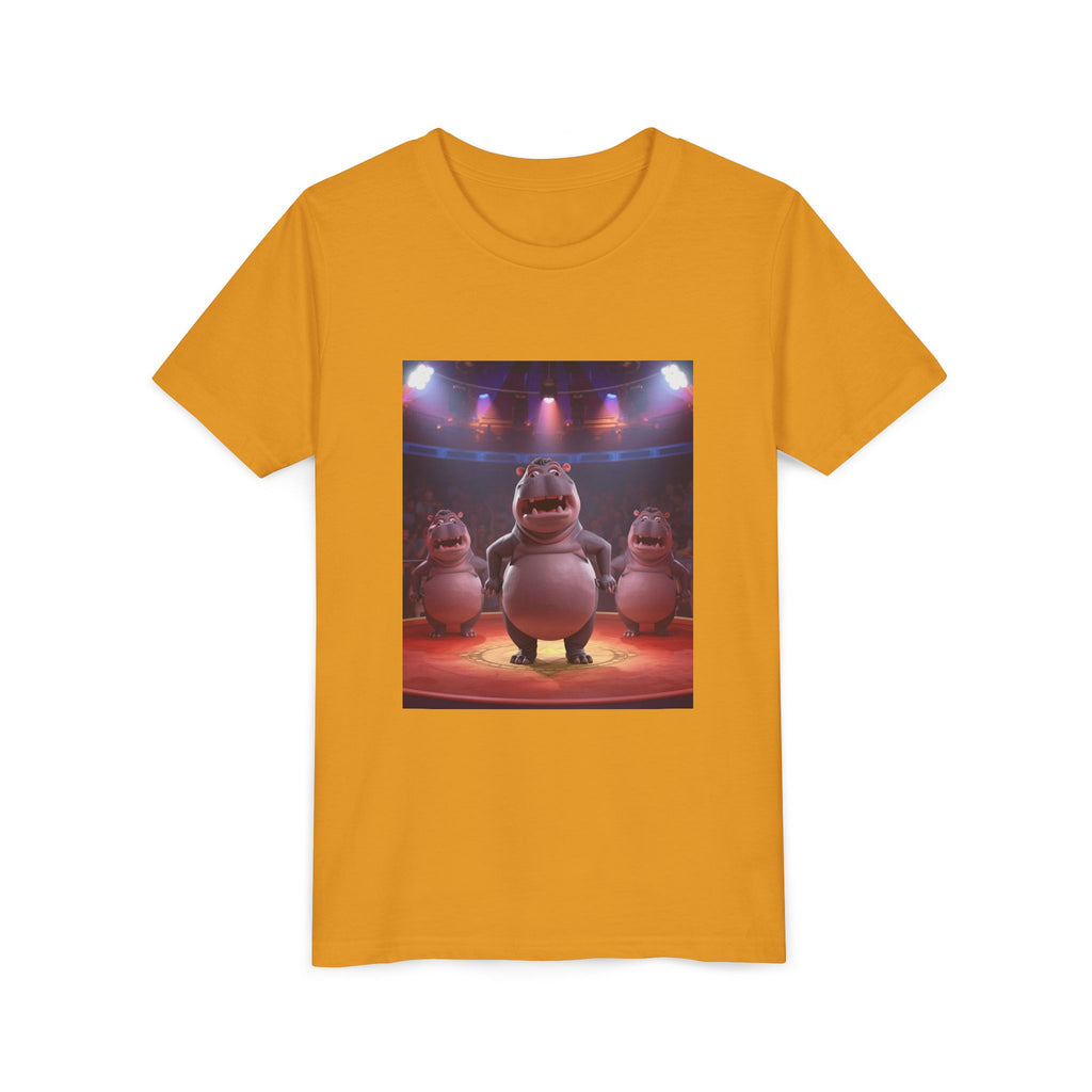 Hippo Funny Youth Short Sleeve Tee