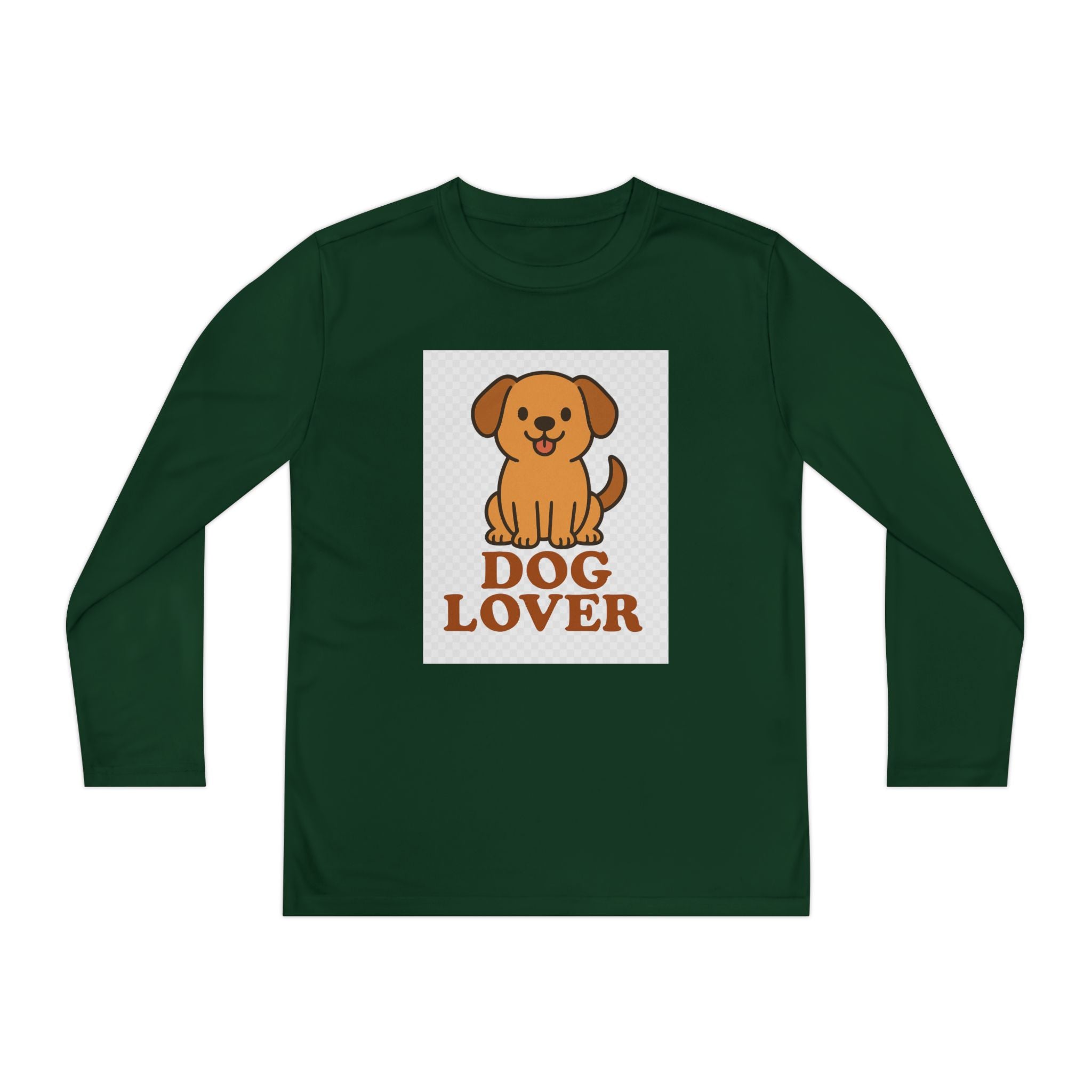 Dog Lover Youth Long Sleeve Competitor Tee