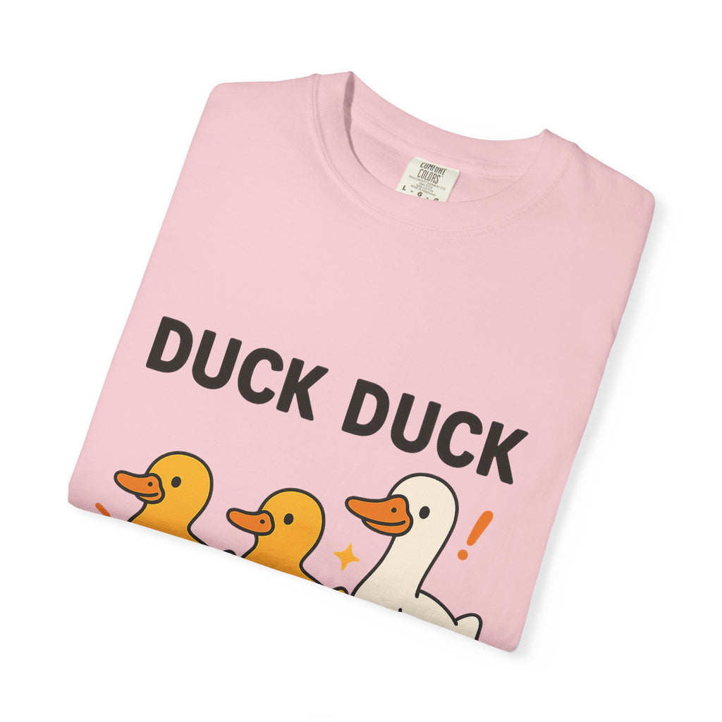 Duck Duck Goose Unisex T-Shirt, Funny Animal Shirt, Cute Gift for Kids, Family Game Night Tee, Everyday Casual Wear, Playful Graphic Top