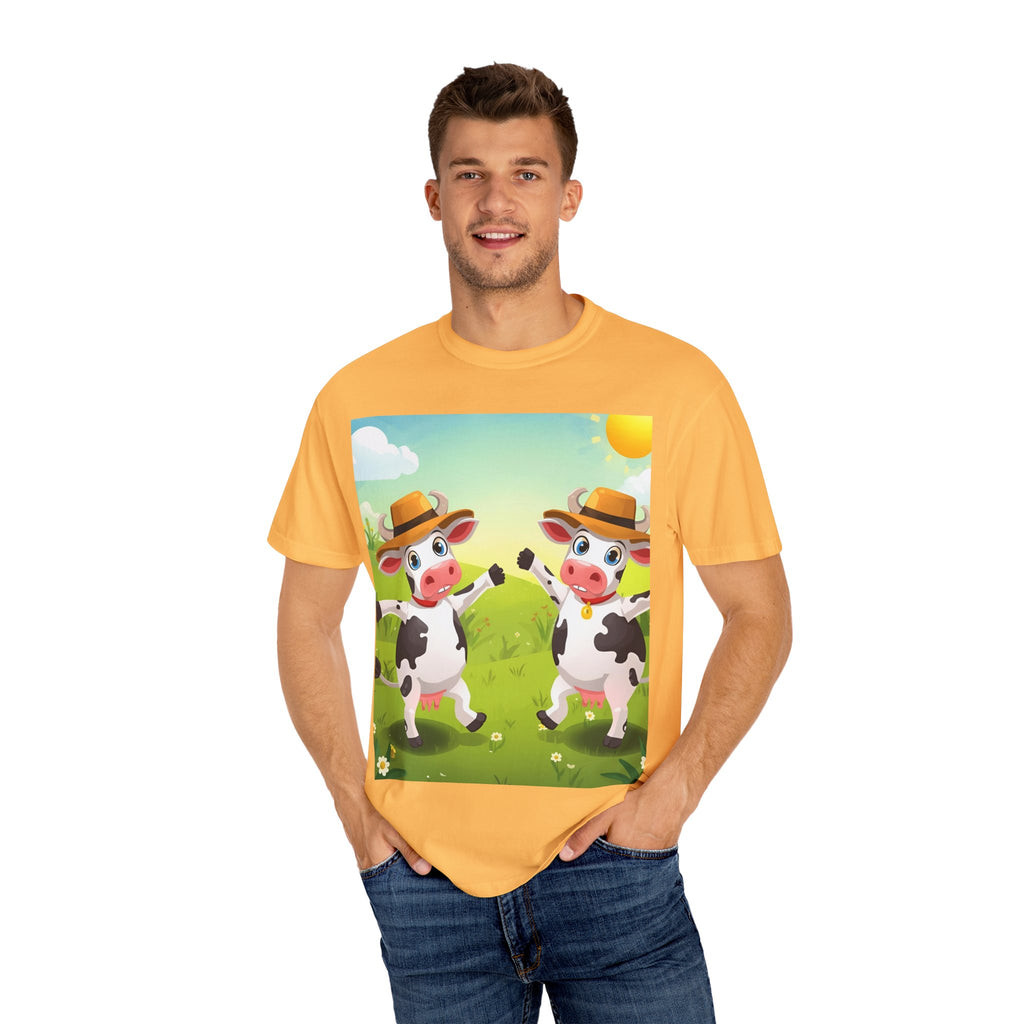 Cute Cow Fun Farm Playful Cow Graphic T-Shirt, Fun Tee for Kids, Animal Lovers, Farm Life, Casual Wear, Summer Vibes, Birthday Gift
