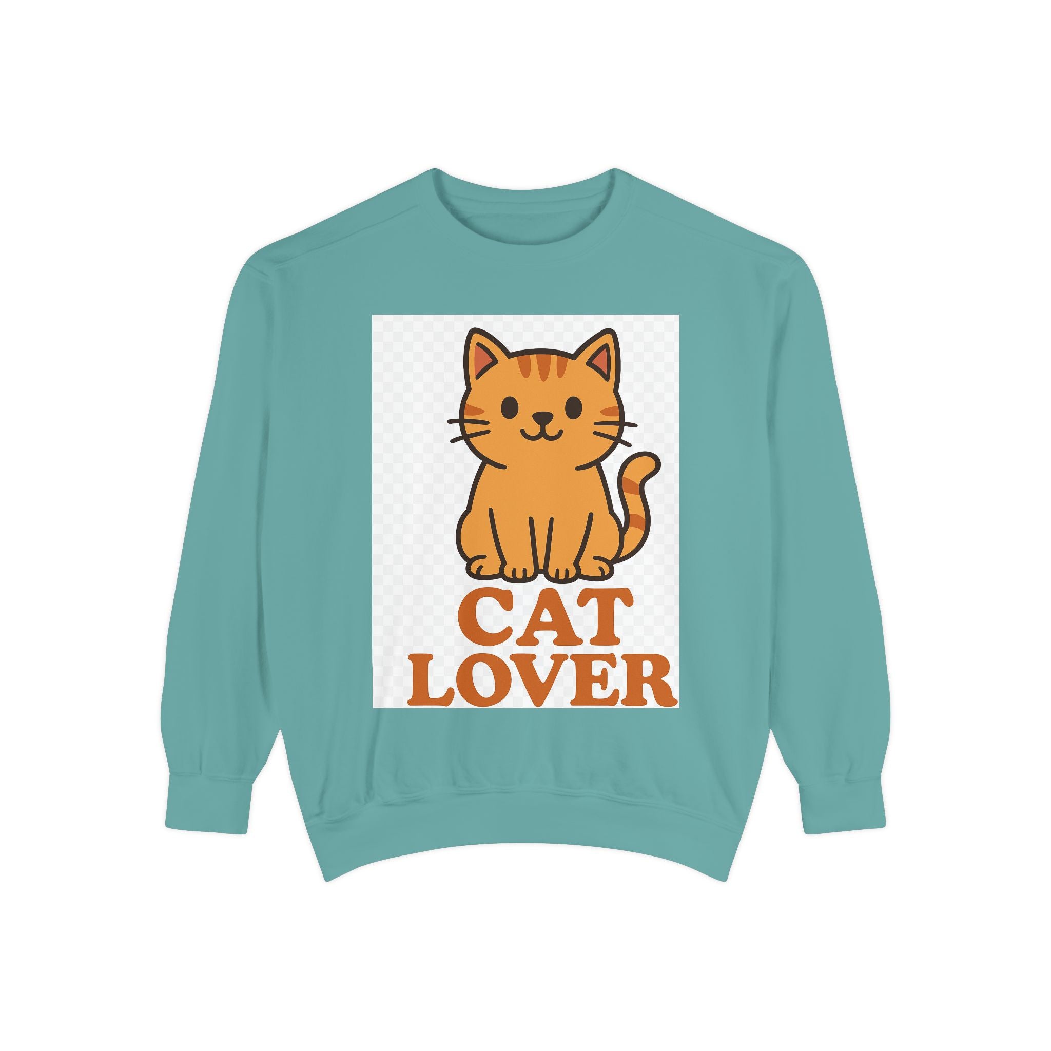 Cat Lover Unisex Garment-Dyed Sweatshirt