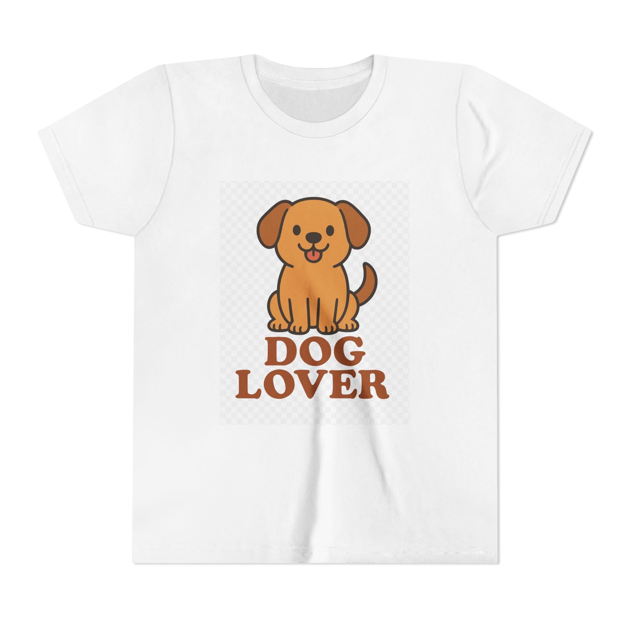 Cute Dog Lover Youth T-Shirt, Pet Lover Gift, Animal Tee, Kids Dog Shirt, Birthday Present for Kids, Fun Youth Apparel