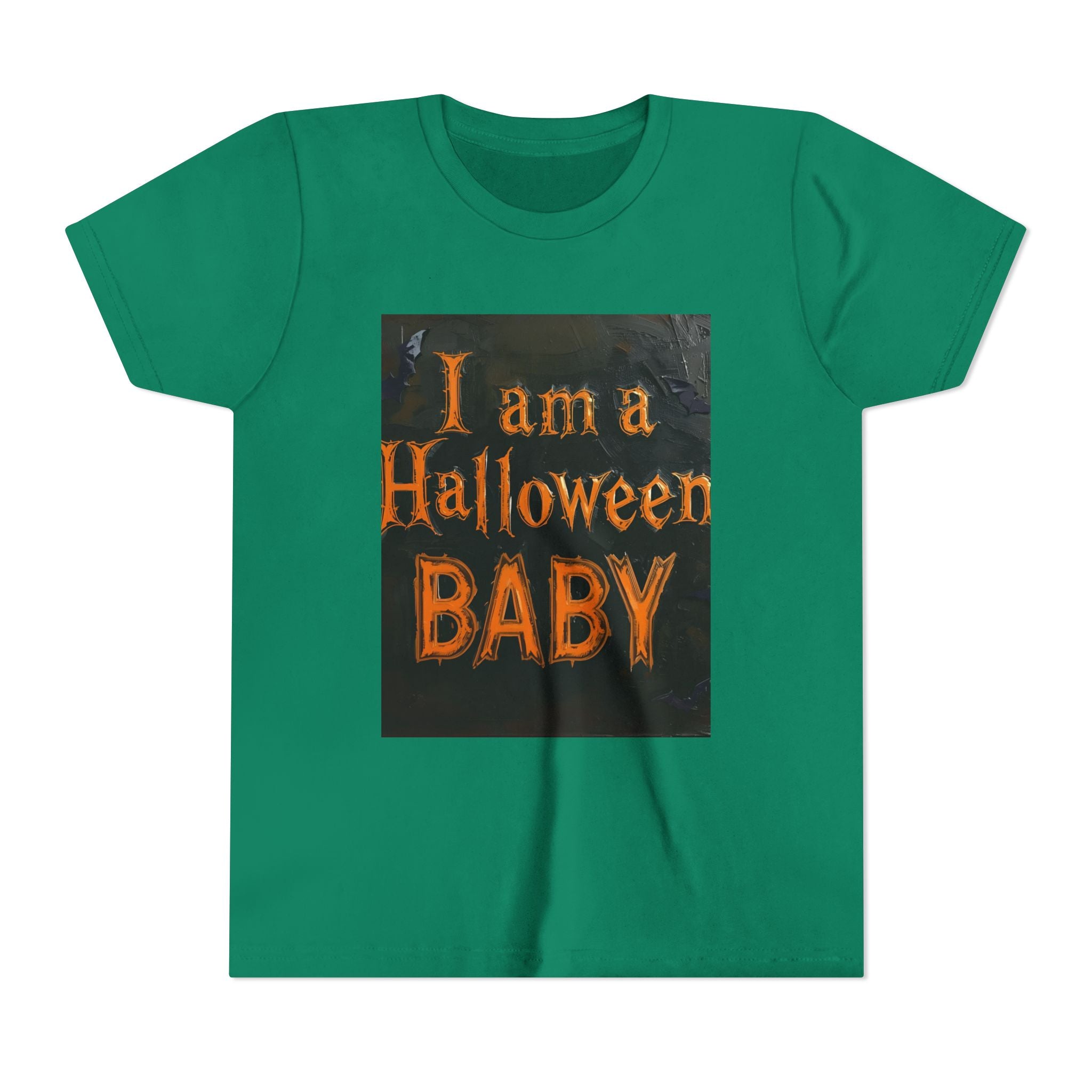 I Am A Halloween Baby Youth Short Sleeve Tee