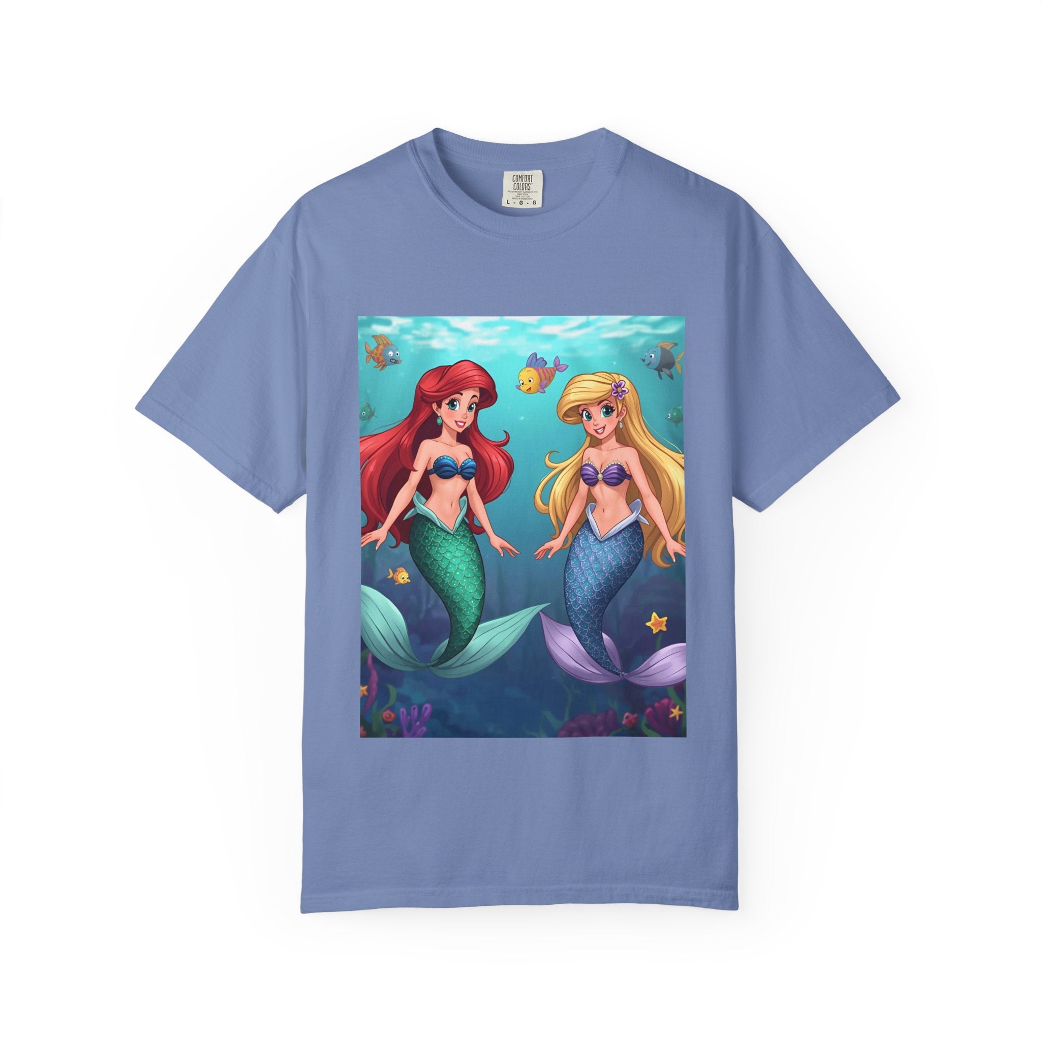 Mermaid Unisex Garment-Dyed T-shirt