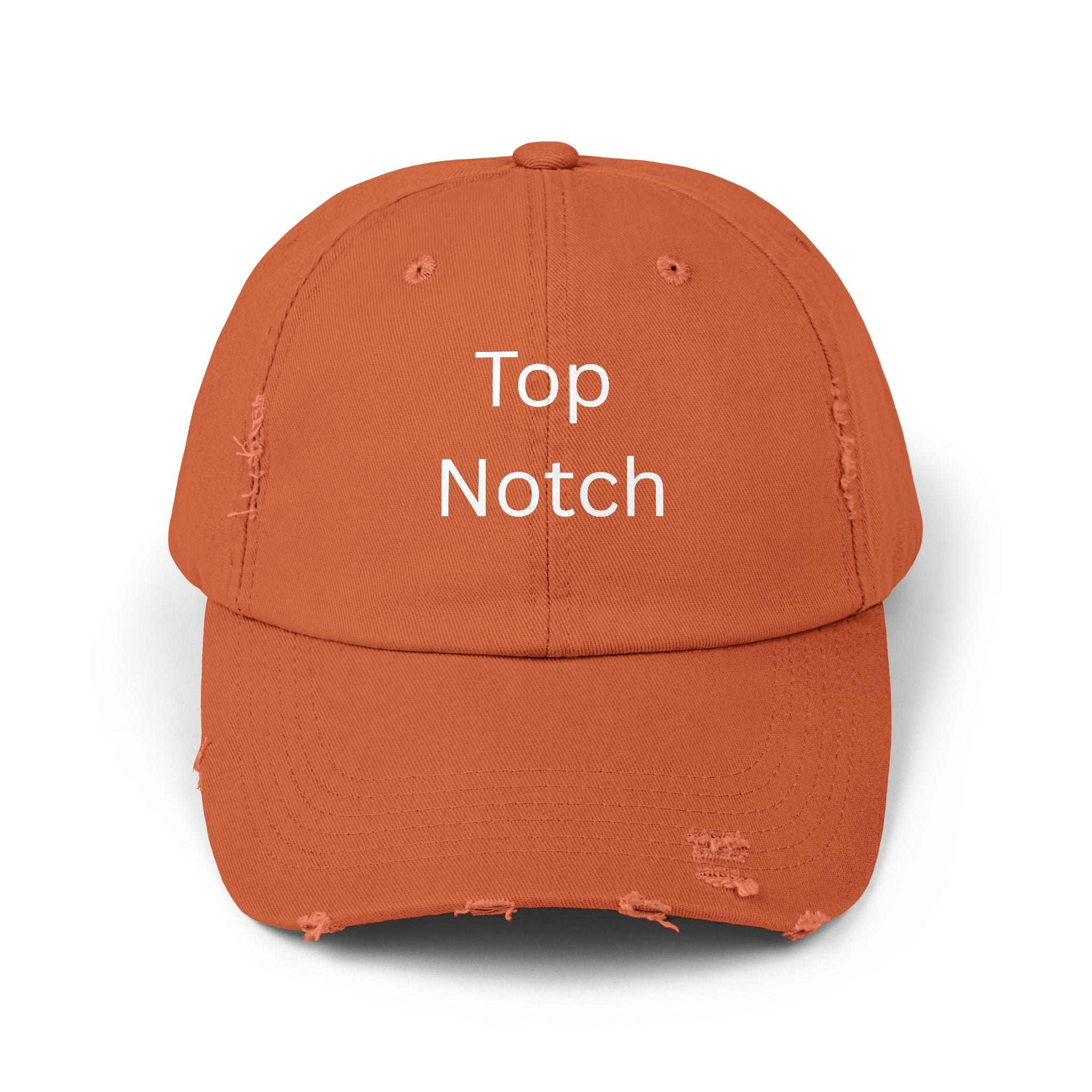 Top Notch Stylish Distressed Cap for Everyday Wear, Cool Casual Accessory, Perfect Gift, Trendy Hat, Top Notch Cap